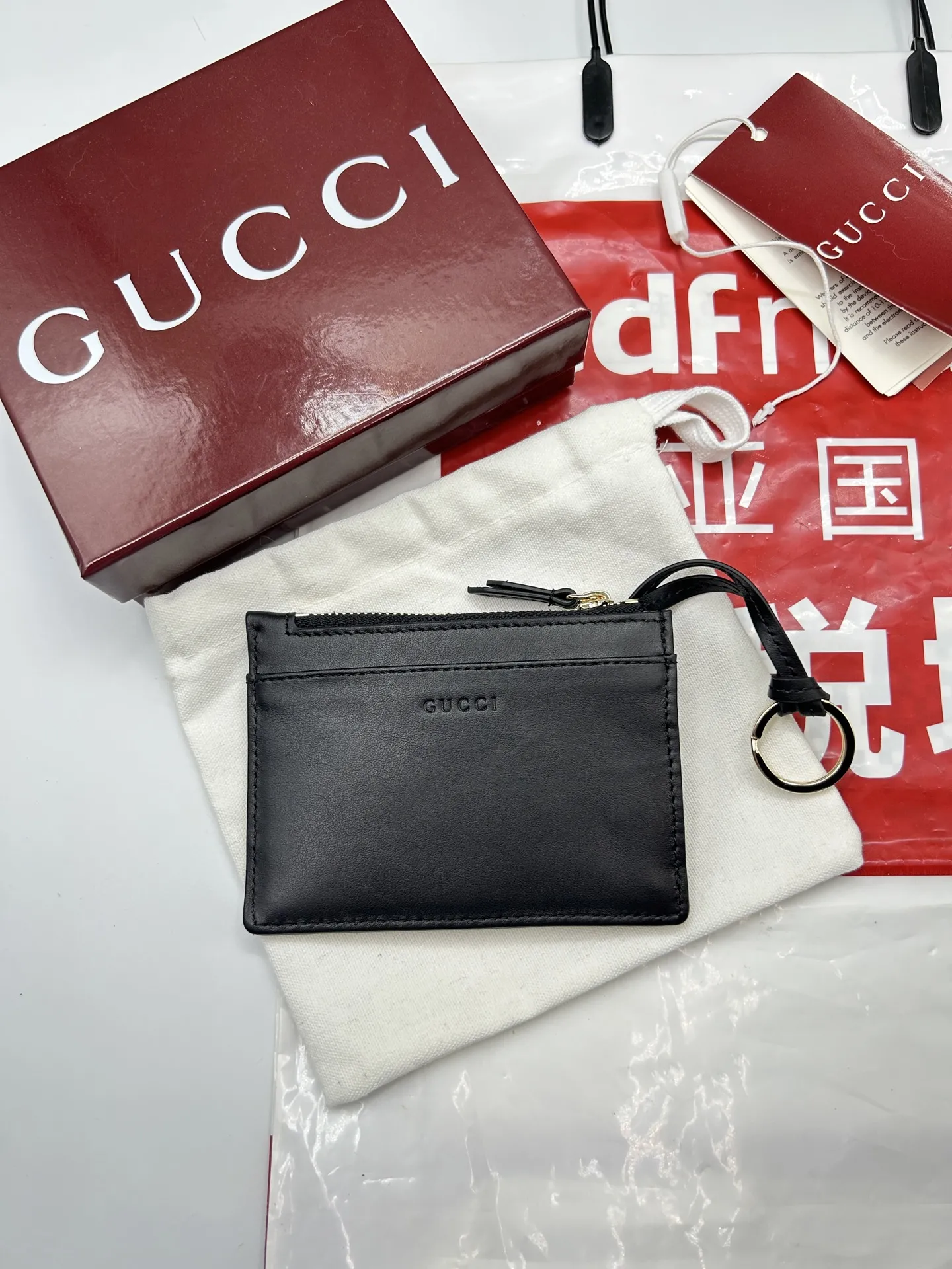 Gucci GG Marmont zip key pouch 837747 - Image 3