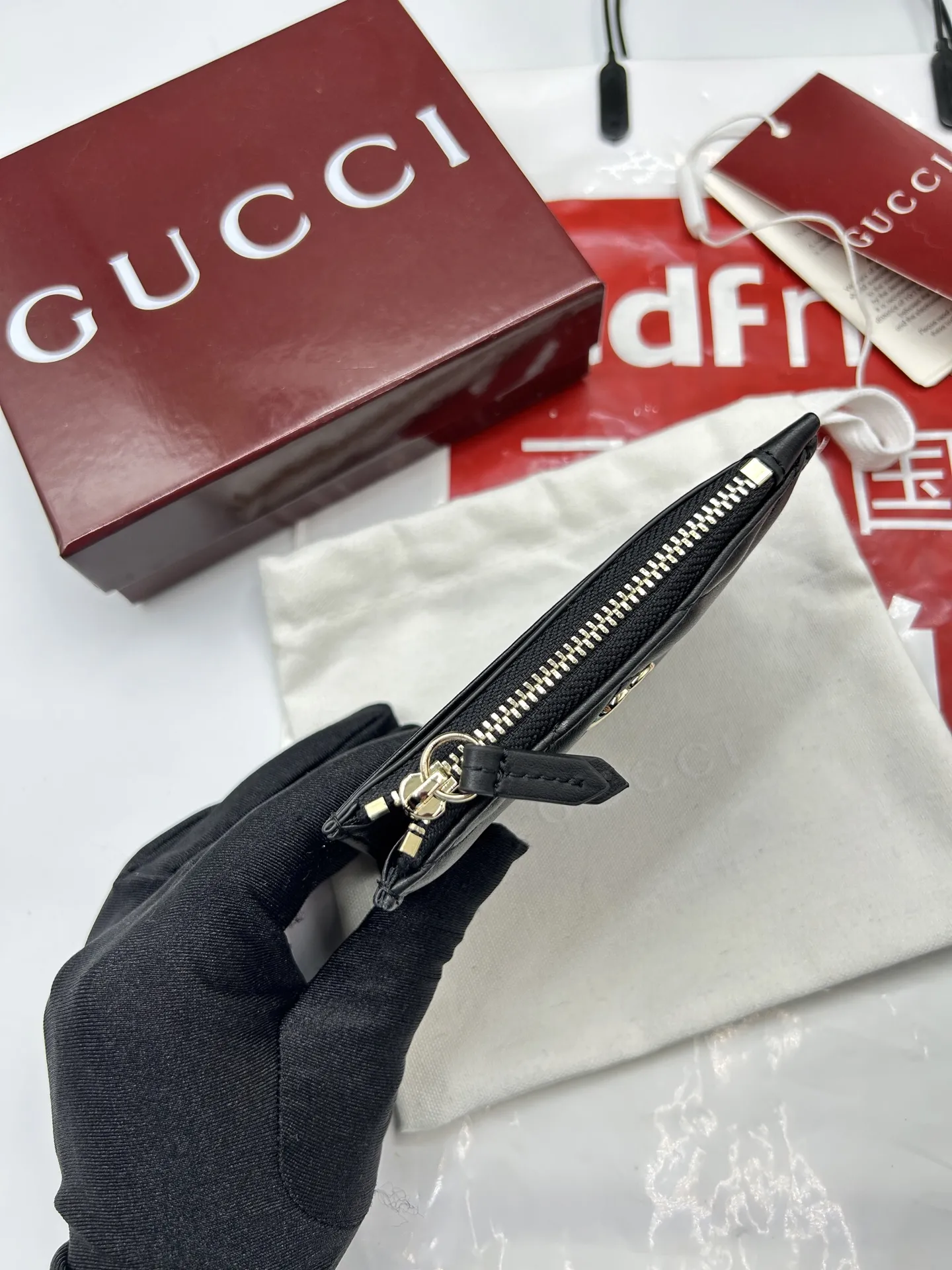 Gucci GG Marmont zip key pouch 837747 - Image 5