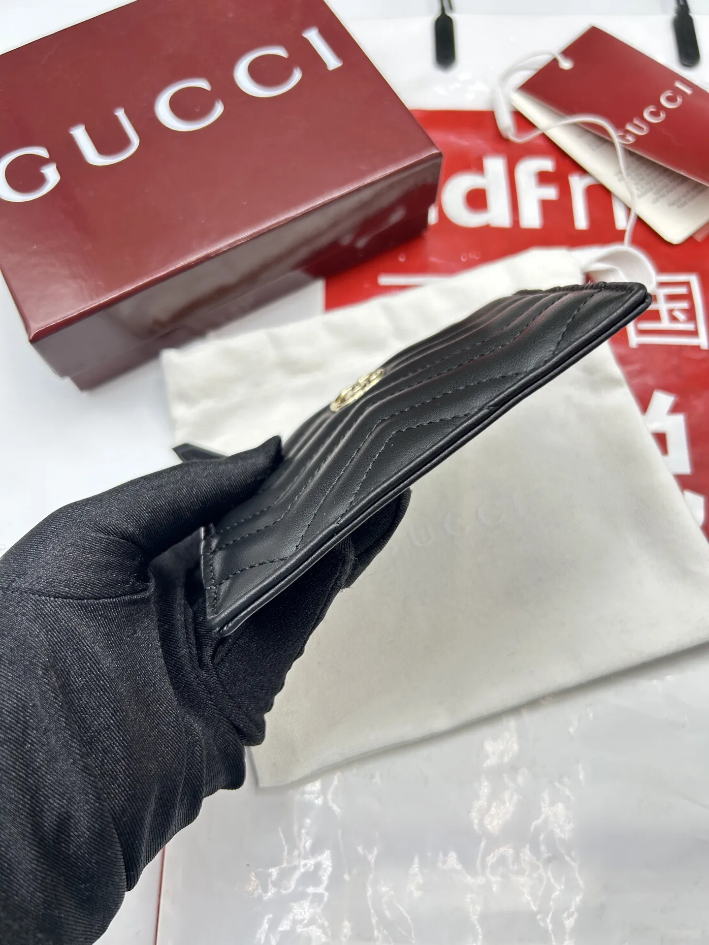 Gucci GG Marmont zip key pouch 837747 - Image 7