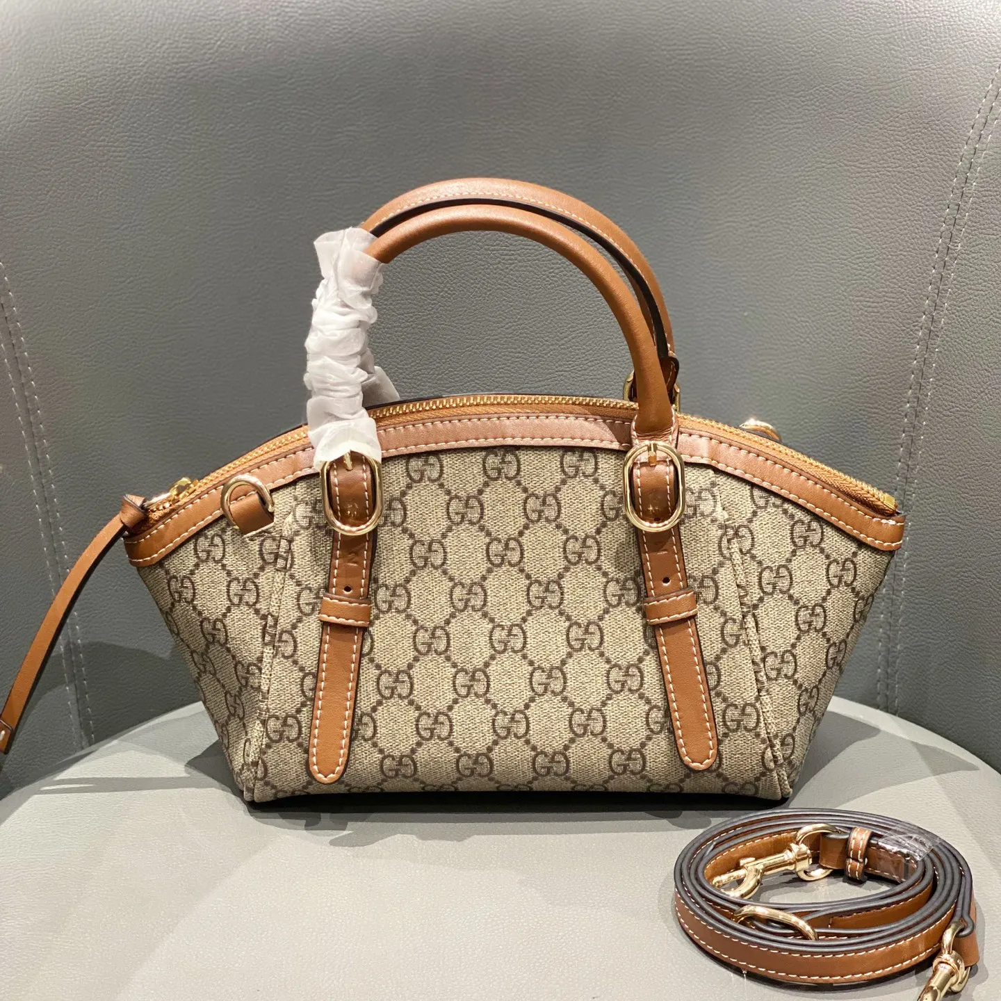 Gucci GG Emblem small top handle bag ?839005 - 图片 2