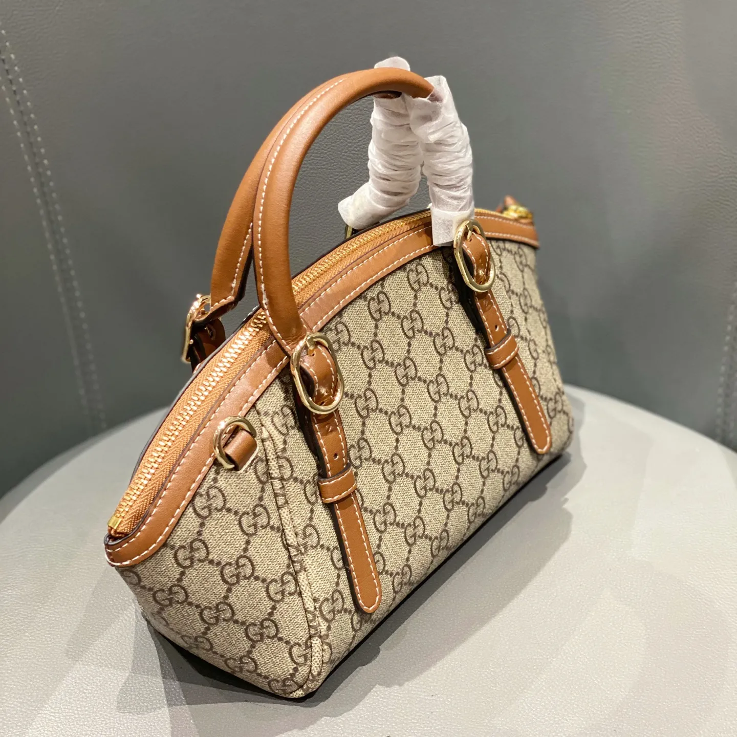 Gucci GG Emblem small top handle bag ?839005 - 图片 6
