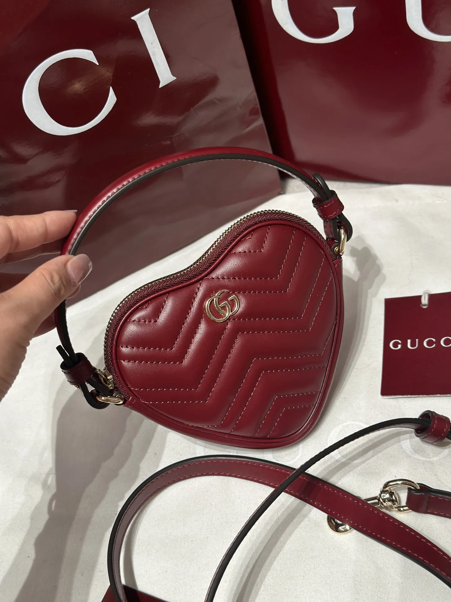 Alternative view of Gucci GG Marmont mini bag 837753