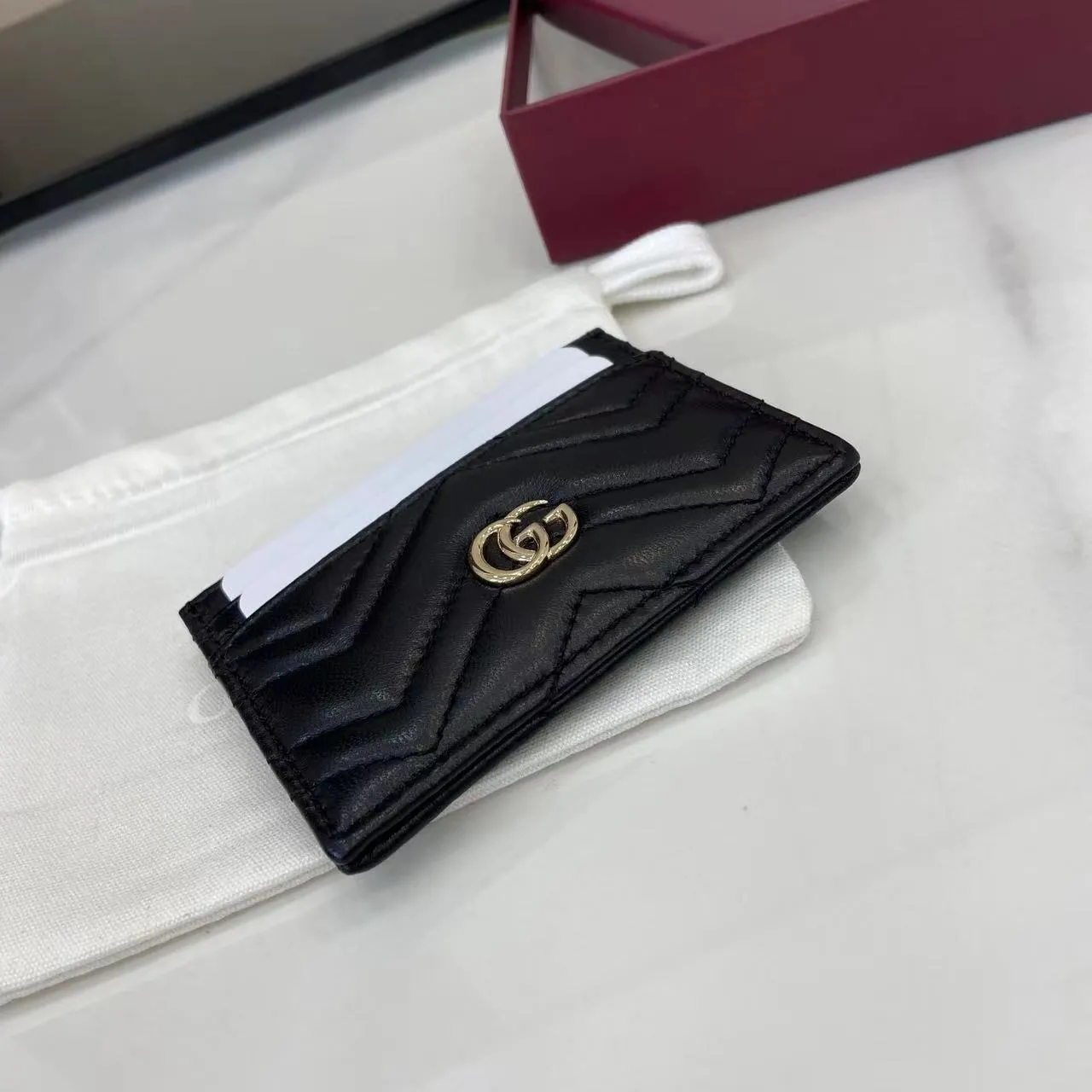 Gucci GG Marmont card case 443127 - 图片 5
