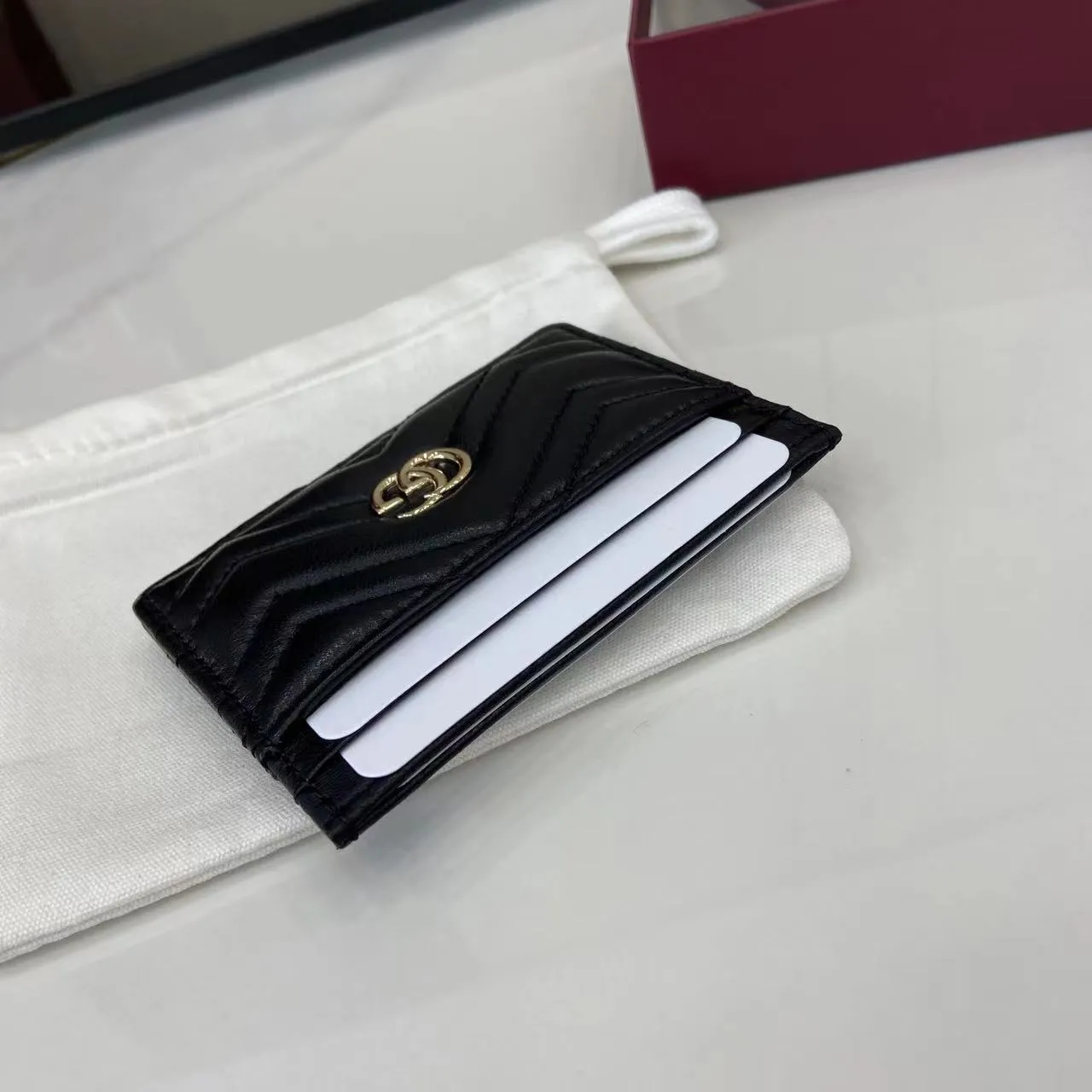 Gucci GG Marmont card case 443127 - 图片 7