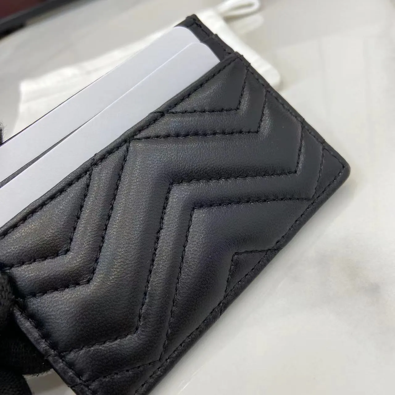 Gucci GG Marmont card case 443127 - 图片 8