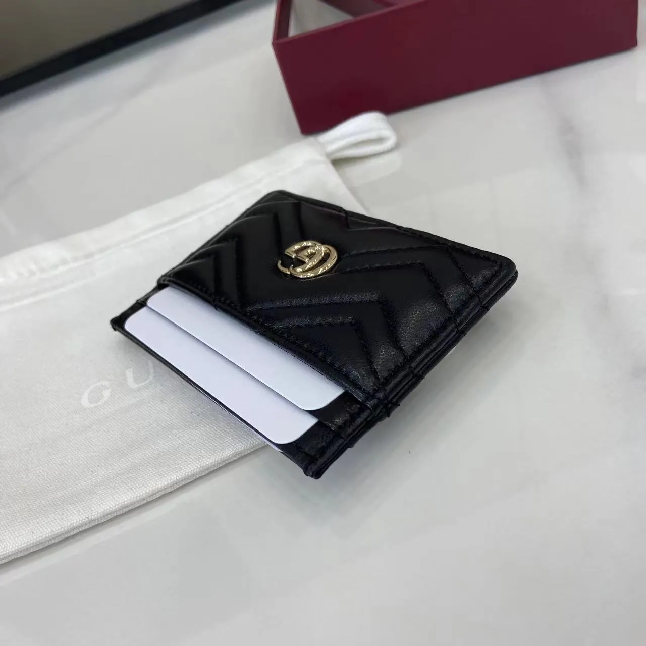 Gucci GG Marmont card case 443127 - 图片 11