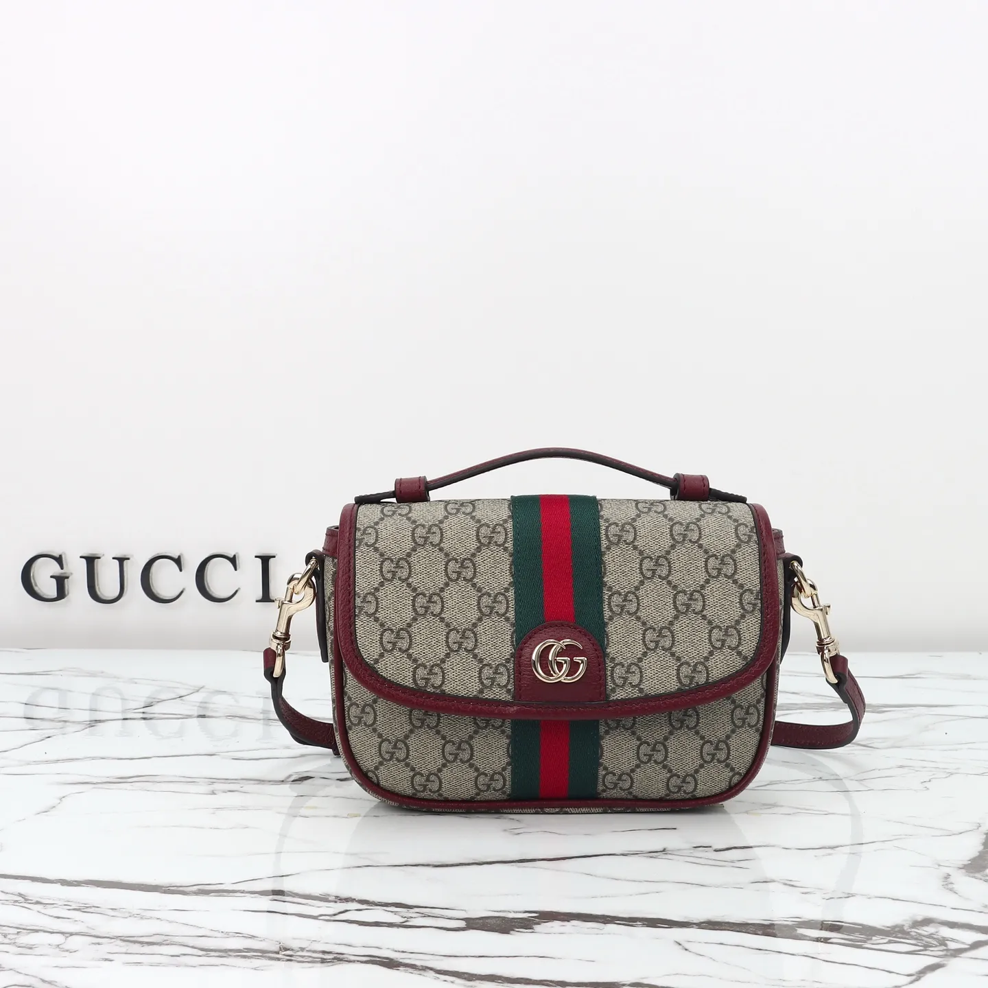 Alternative view of Gucci Ophidia small top handle bag 836843