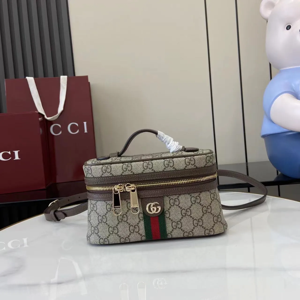 Alternative view of Gucci Ophidia small vanity bag ?838491
