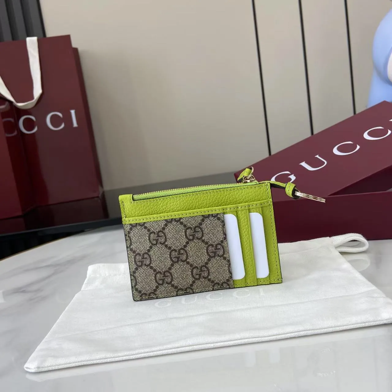 Gucci GG Marmont zip key pouch 837966 - Image 4