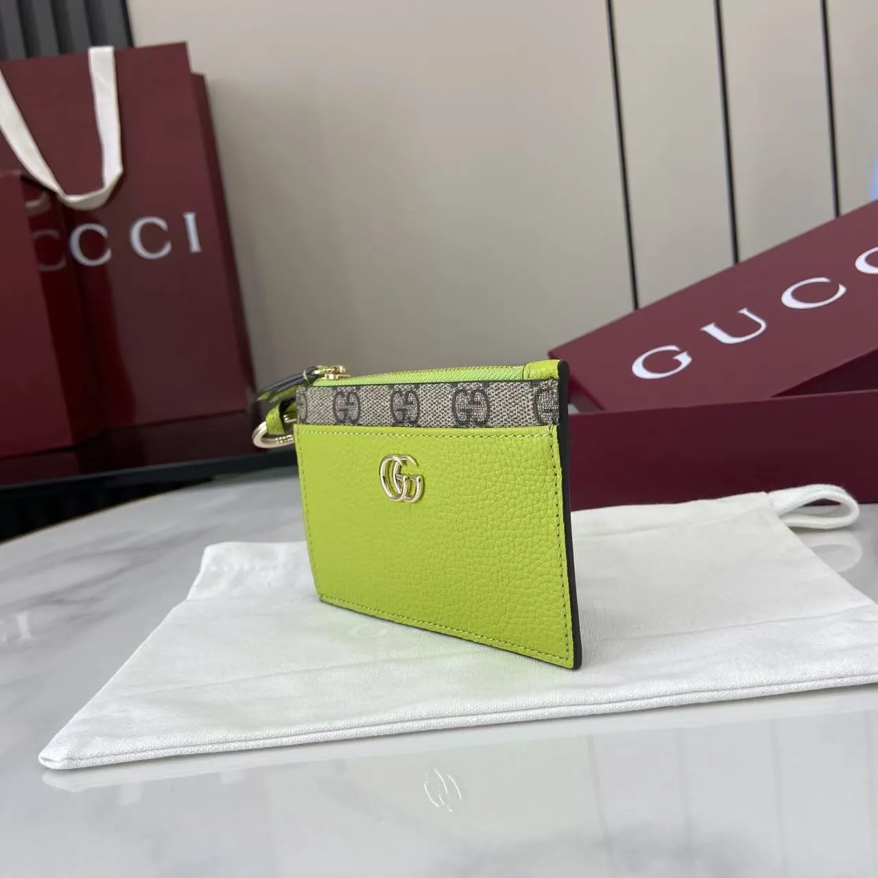 Gucci GG Marmont zip key pouch 837966 - Image 7