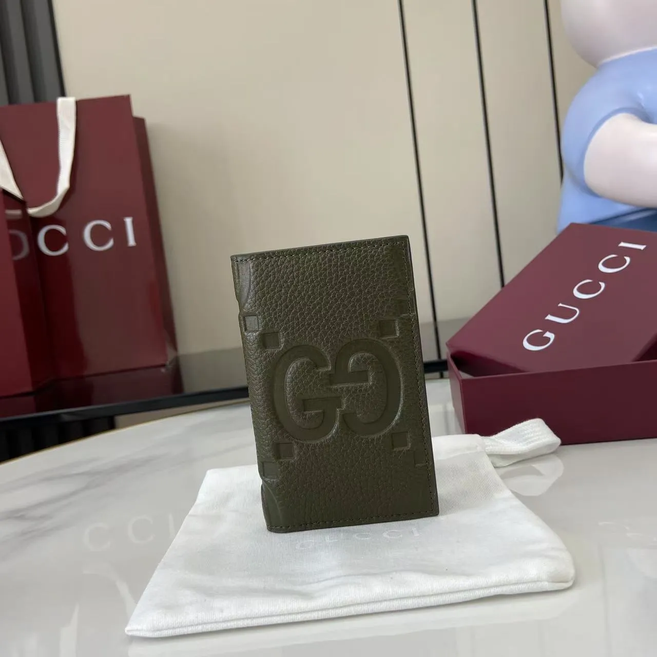 Alternative view of Gucci GG Jumbo long card case ?739478