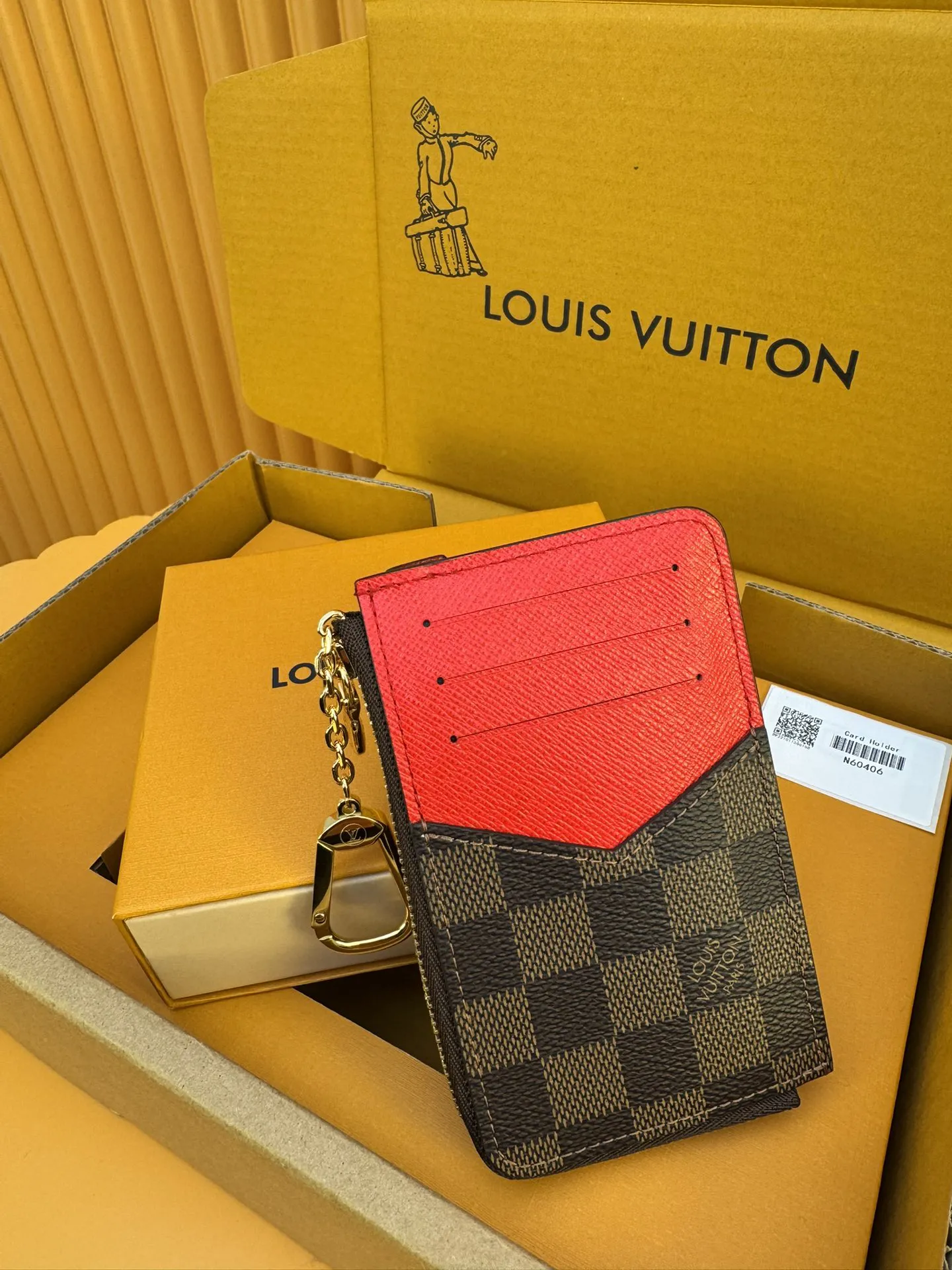 Alternative view of Louis Vuitton Card Holder Recto Verso N60406