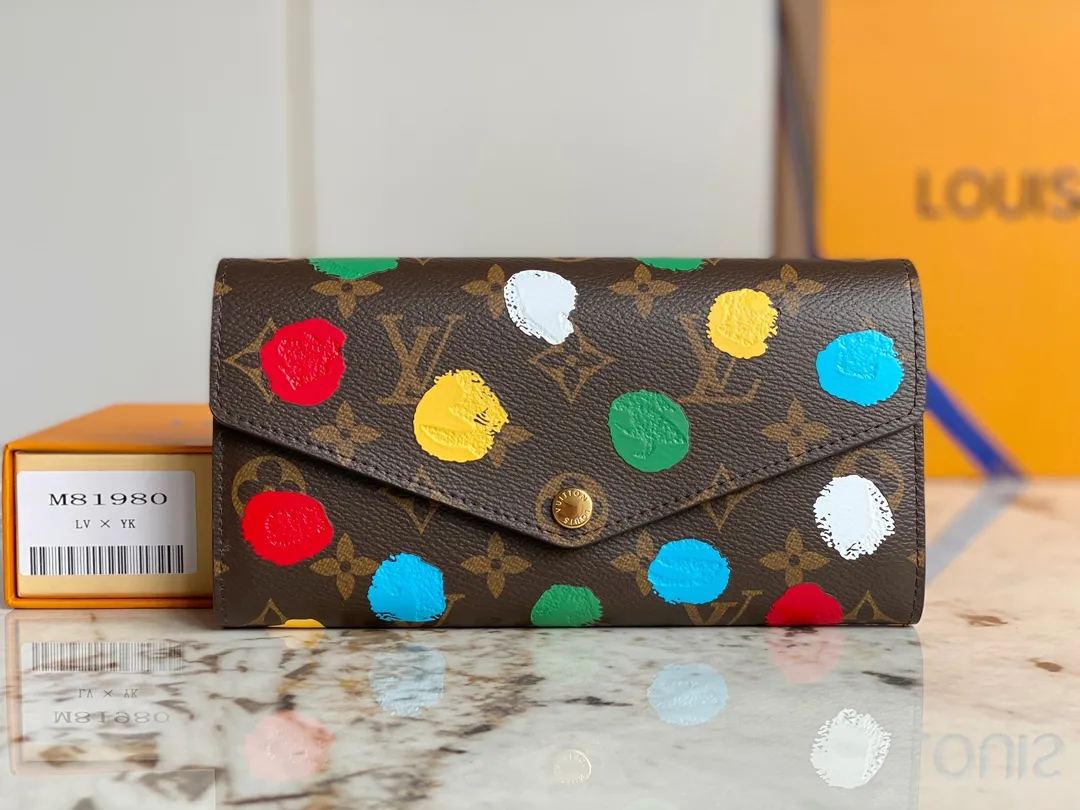 Louis Vuitton x Yayoi Kusama Sarah Wallet M81980 - Image 3