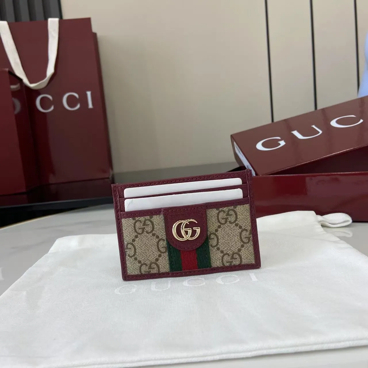 Alternative view of Gucci Ophidia card case 838486