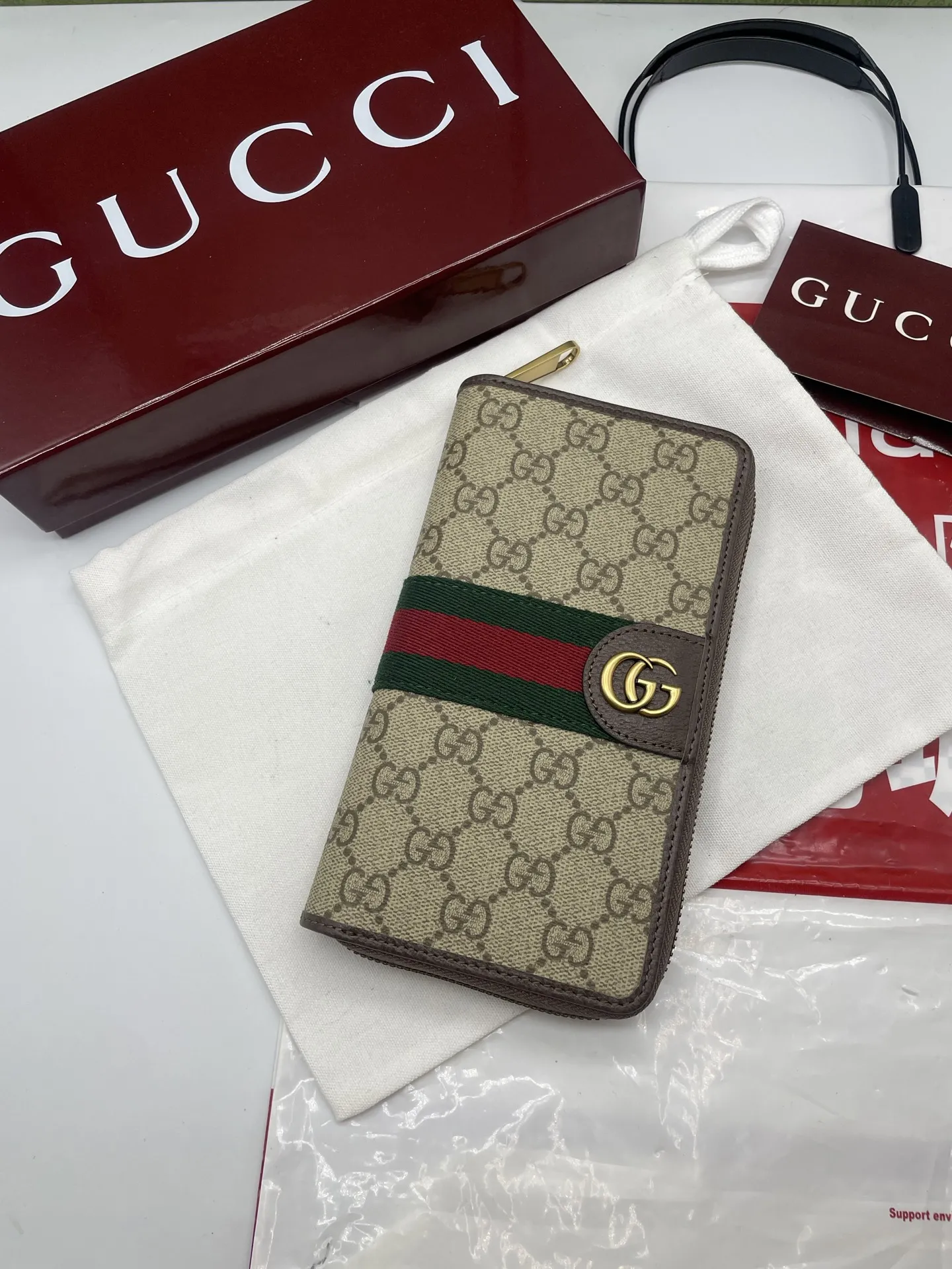 Gucci Ophidia zip around wallet 838619 - 图片 4