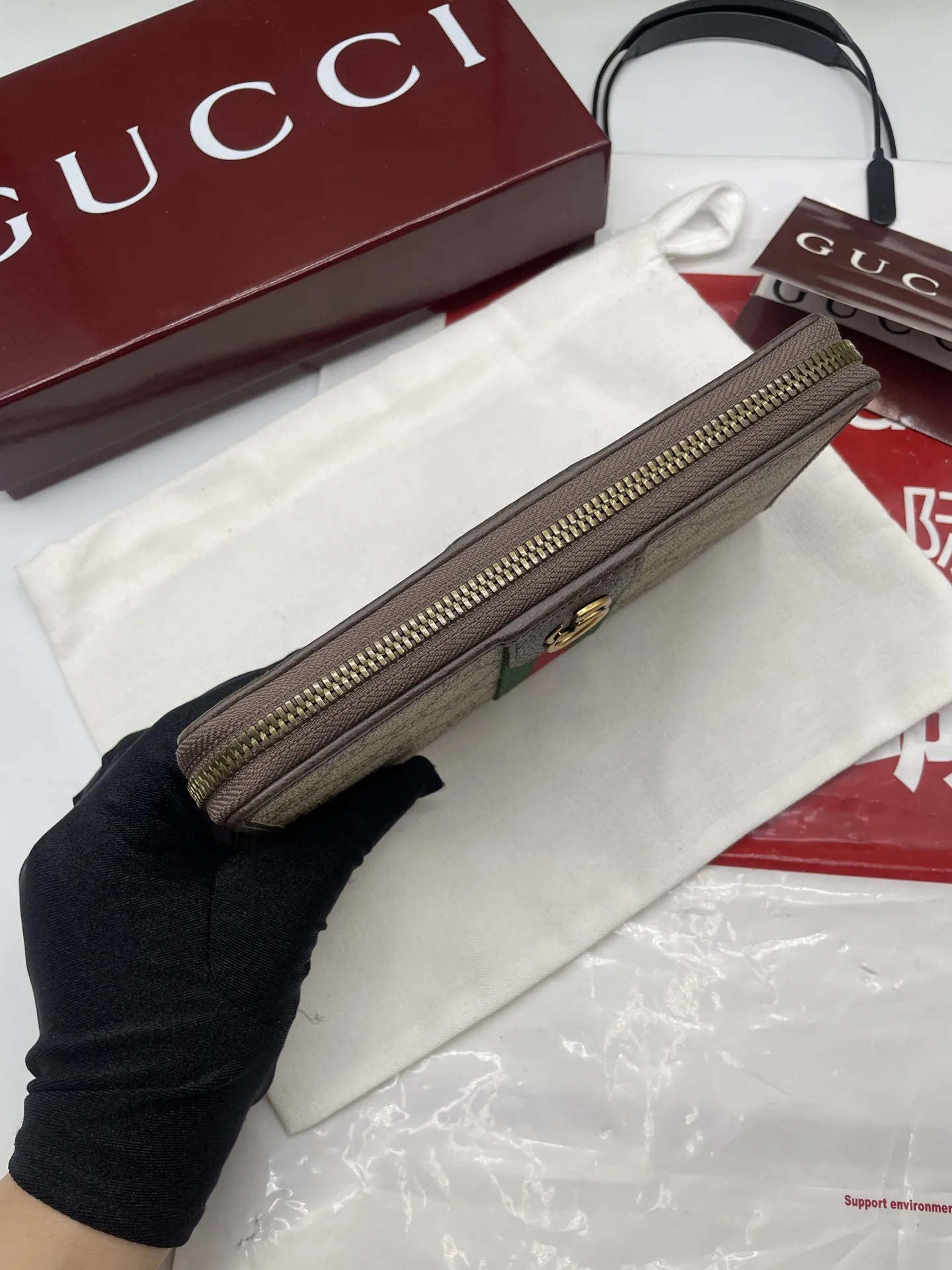 Gucci Ophidia zip around wallet 838619 - 图片 6