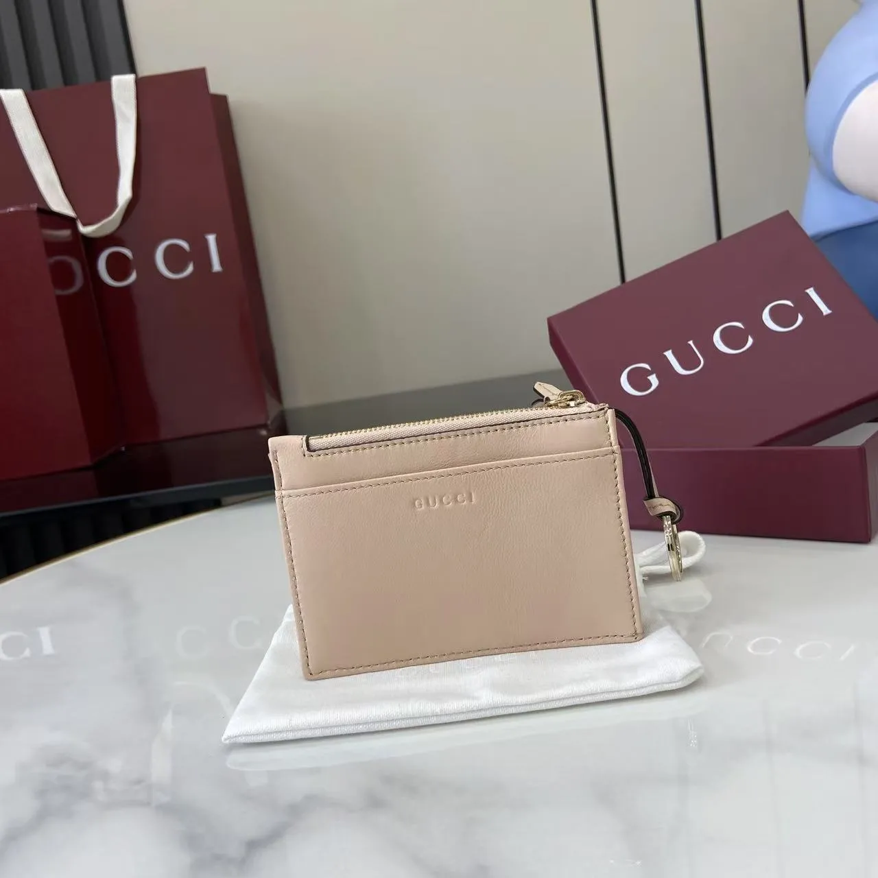 Gucci GG Marmont zip key pouch 837747 - Image 4