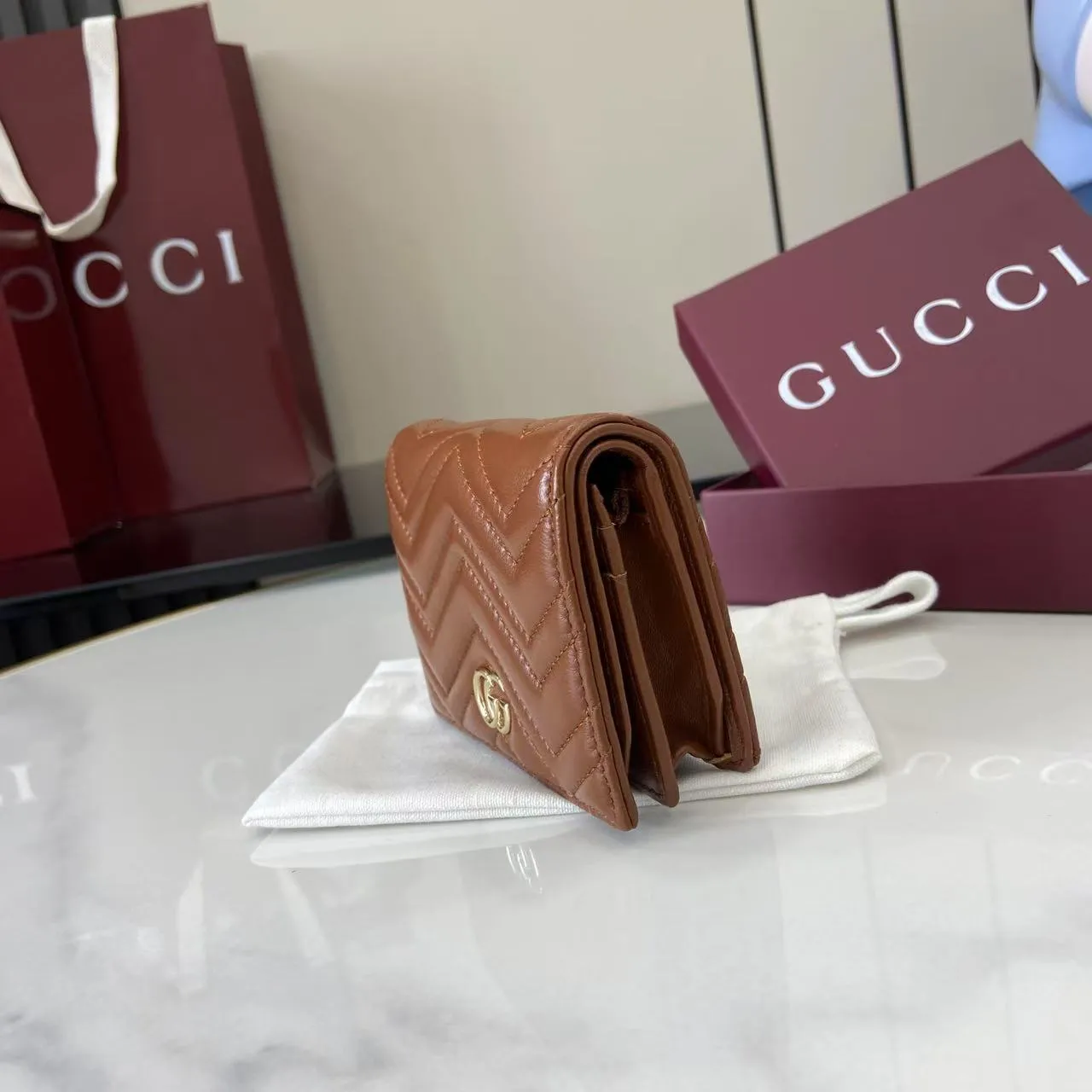 Gucci GG Marmont small wallet 466492 - Image 7