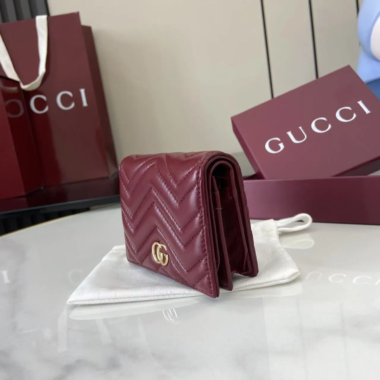 Gucci GG Marmont small wallet 466492 - Image 7
