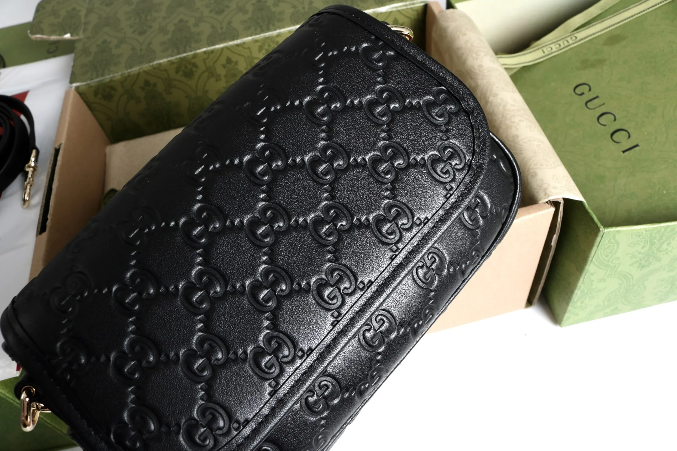 Gucci GG Emblem small shoulder bag 847448 - 图片 7