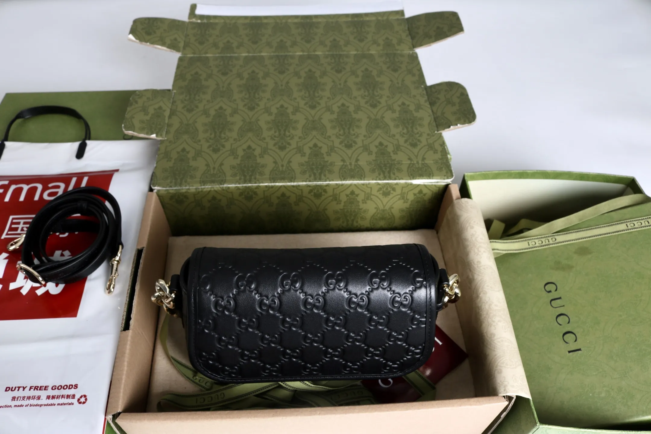 Gucci GG Emblem small shoulder bag 847448 - 图片 11