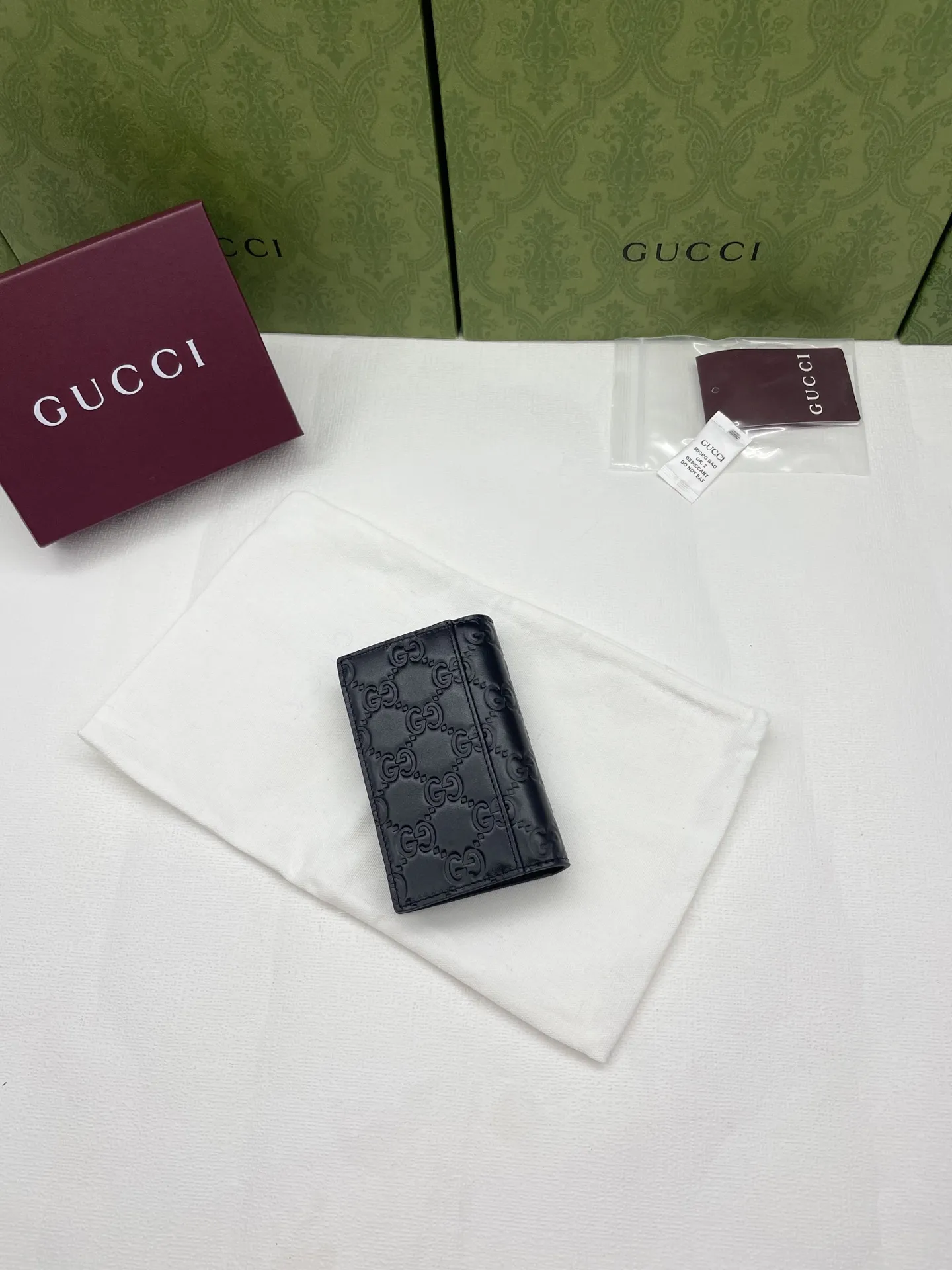 Gucci GG Emblem card case 850183 - 图片 3