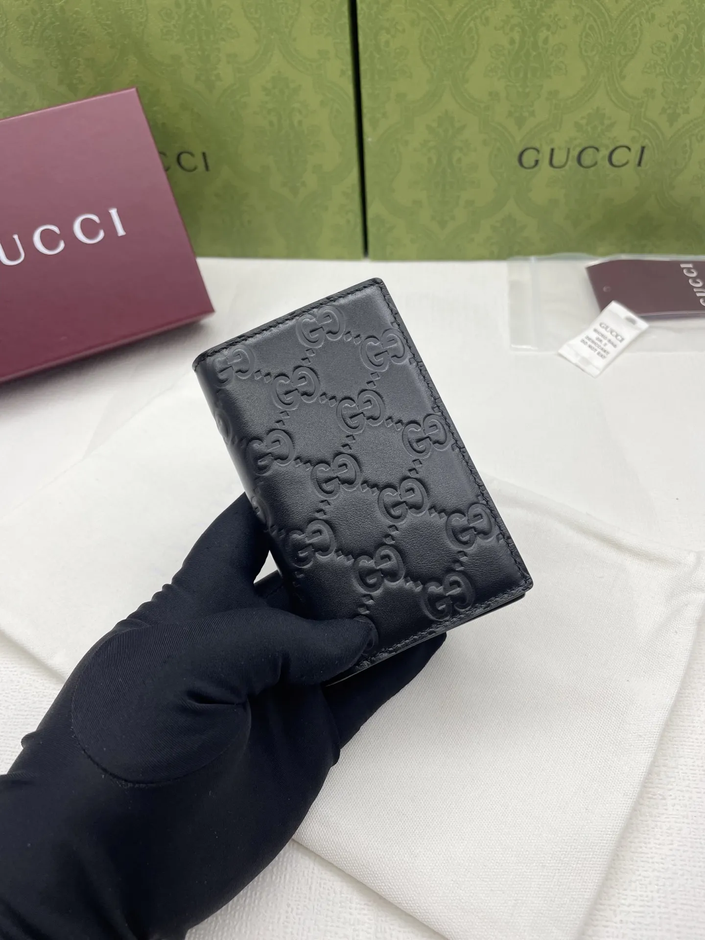Gucci GG Emblem card case 850183 - 图片 4