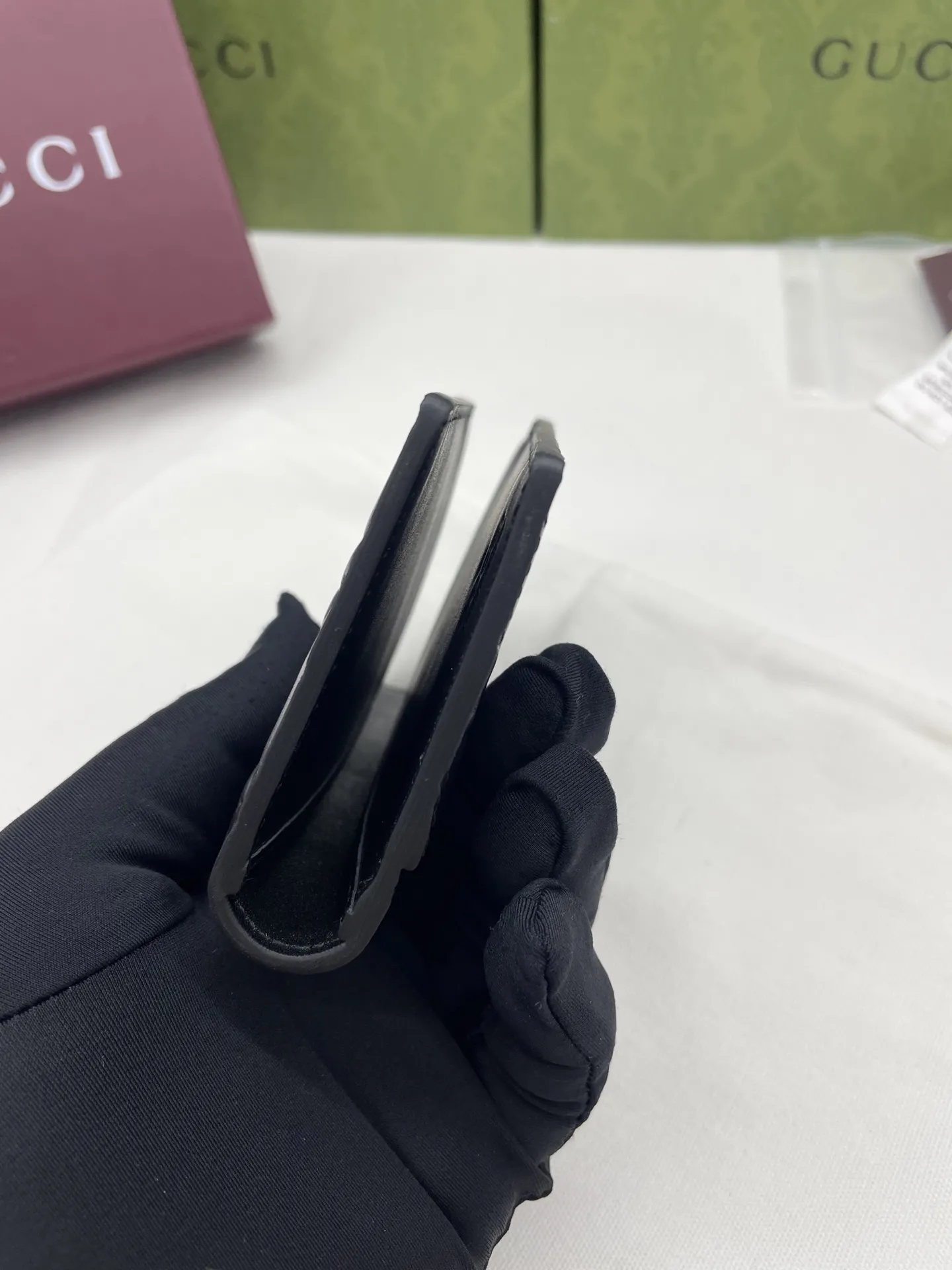 Gucci GG Emblem card case 850183 - 图片 7