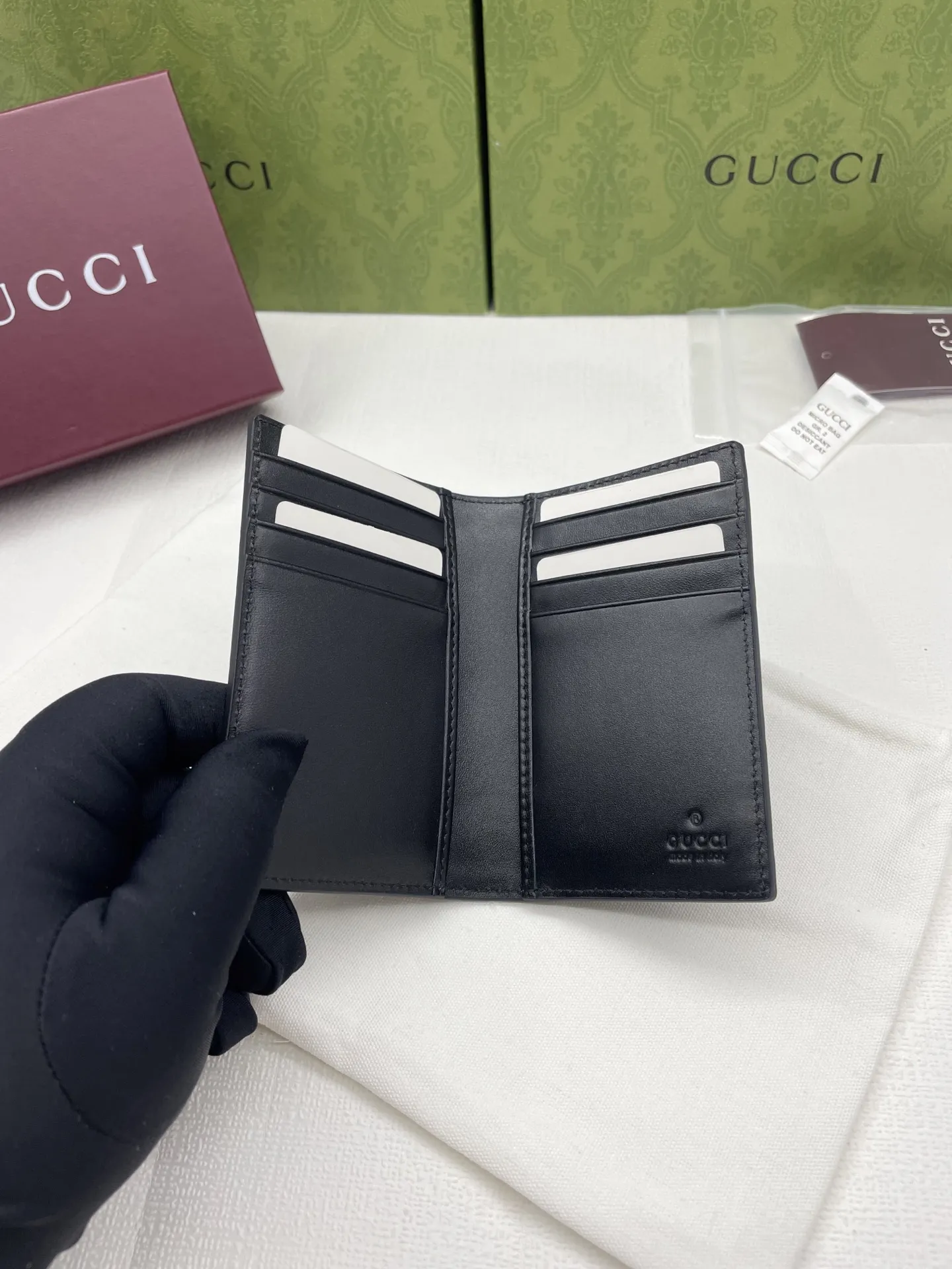 Gucci GG Emblem card case 850183 - 图片 8