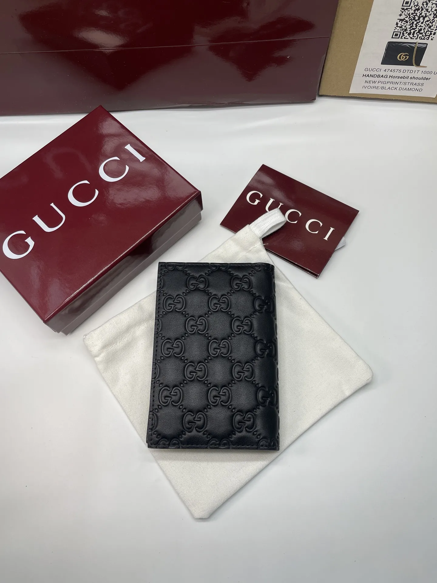Gucci GG Emblem passport case 850184 - 图片 3