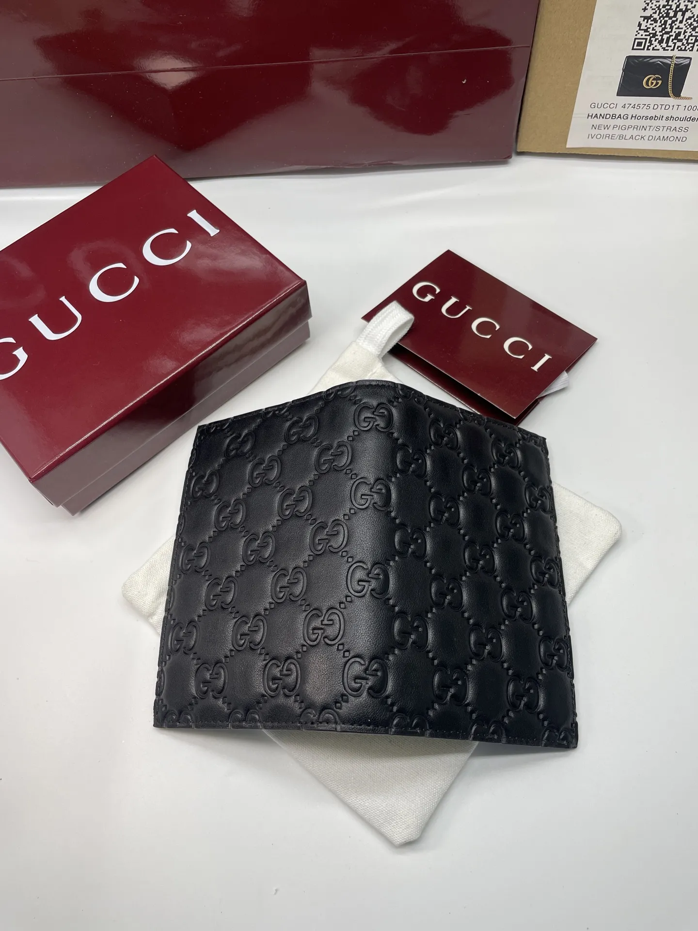 Gucci GG Emblem passport case 850184 - 图片 10