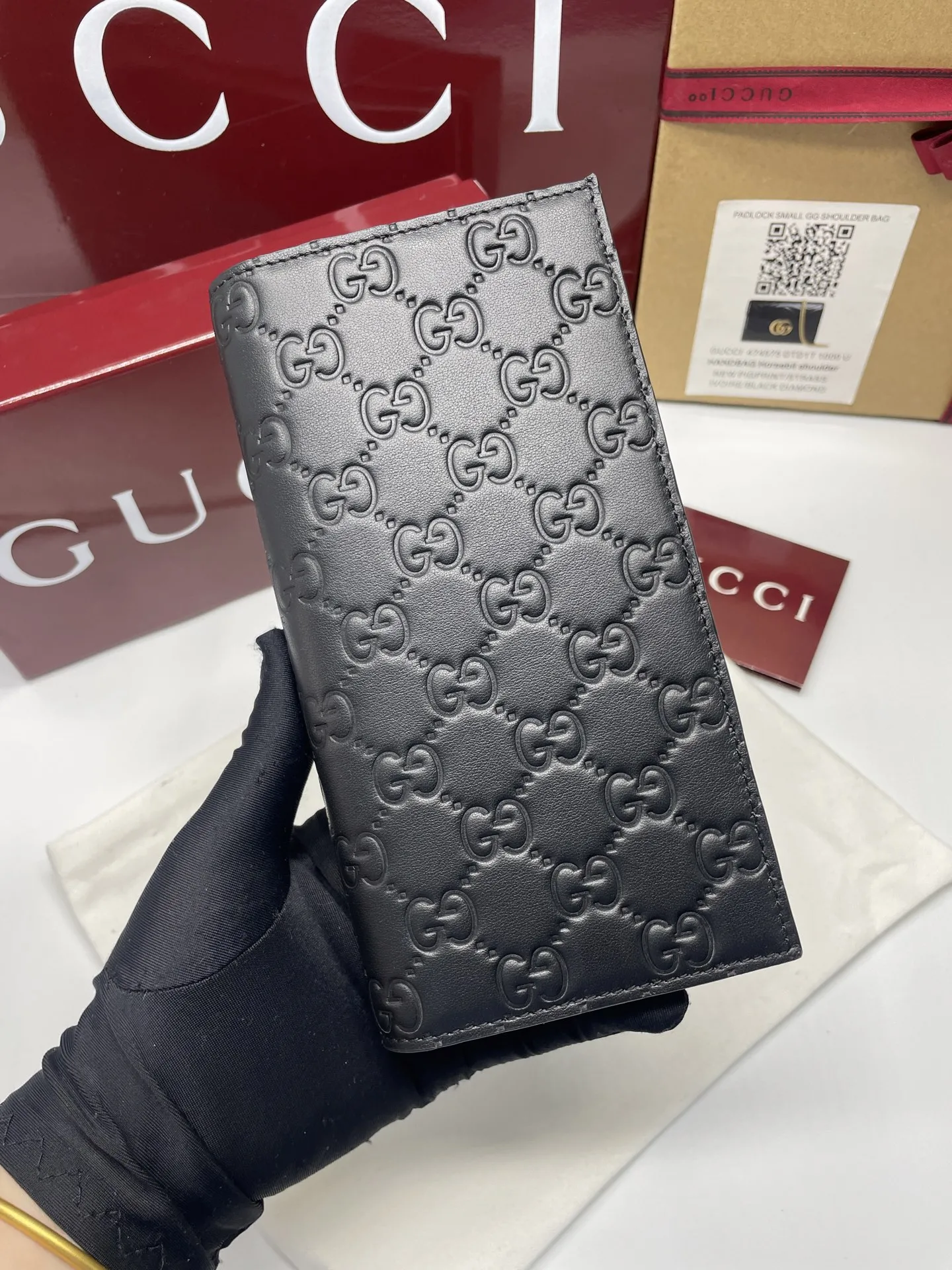Gucci GG Emblem long wallet 850178 - 图片 4