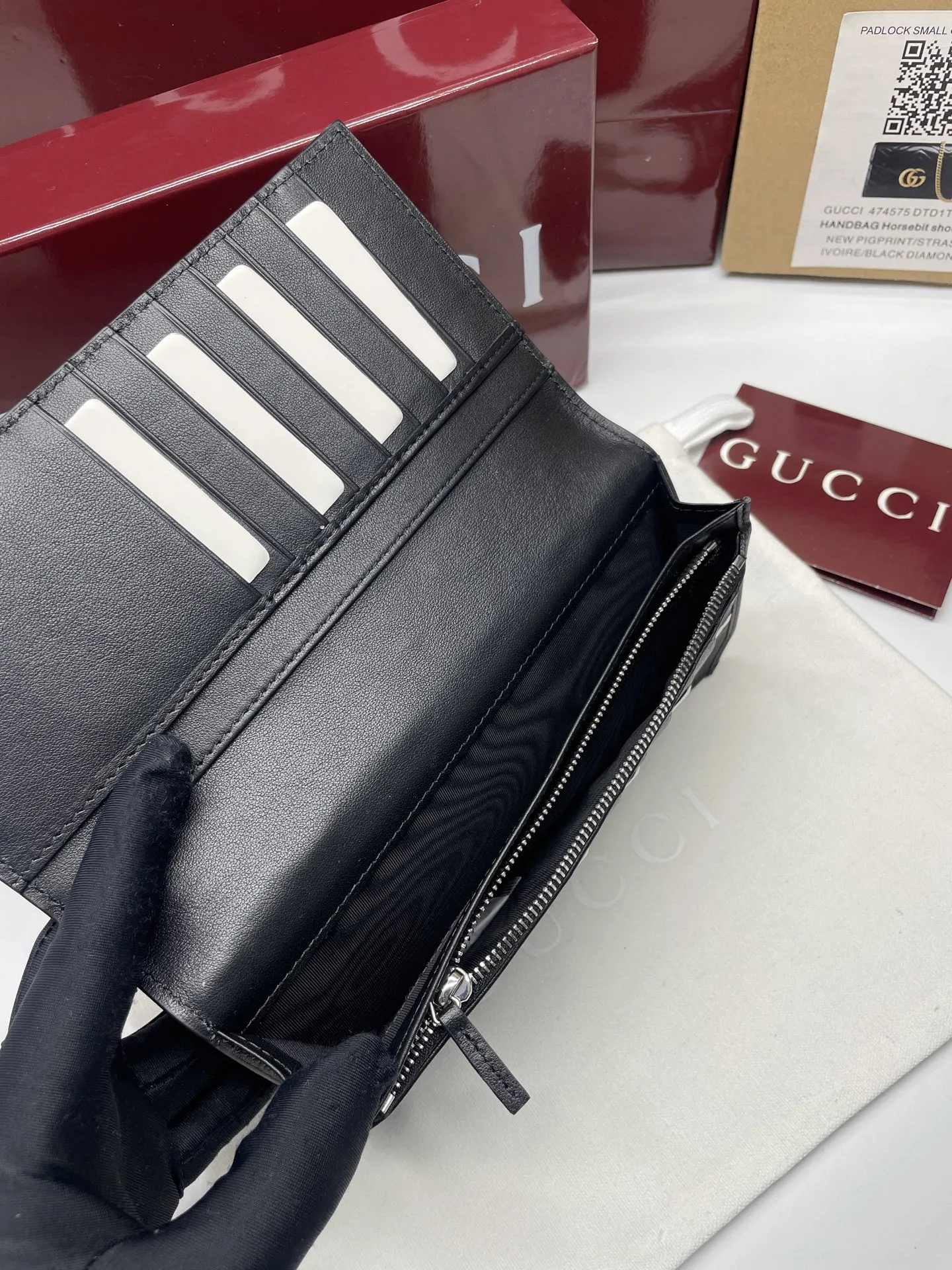 Gucci GG Emblem long wallet 850178 - 图片 9