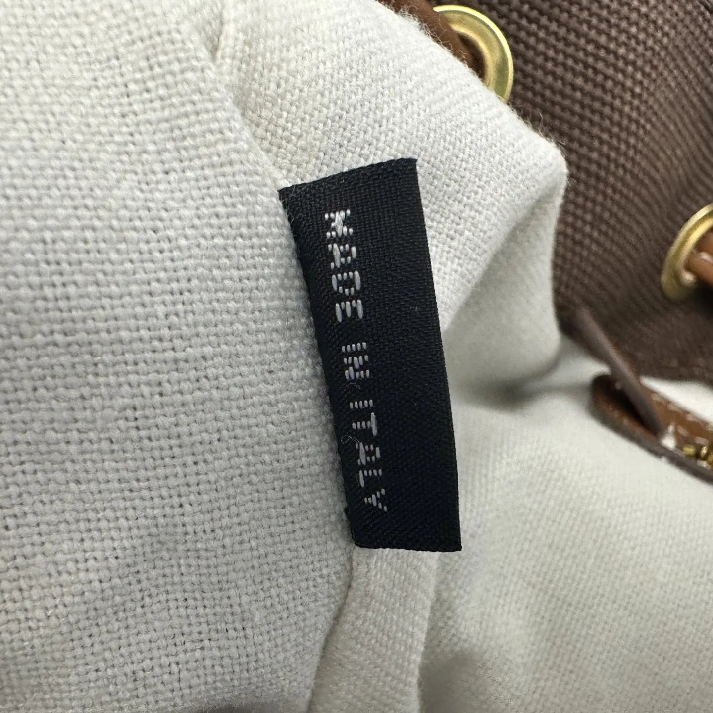 Miumiu Canvas and leather backpack 5BZ042 - Image 10