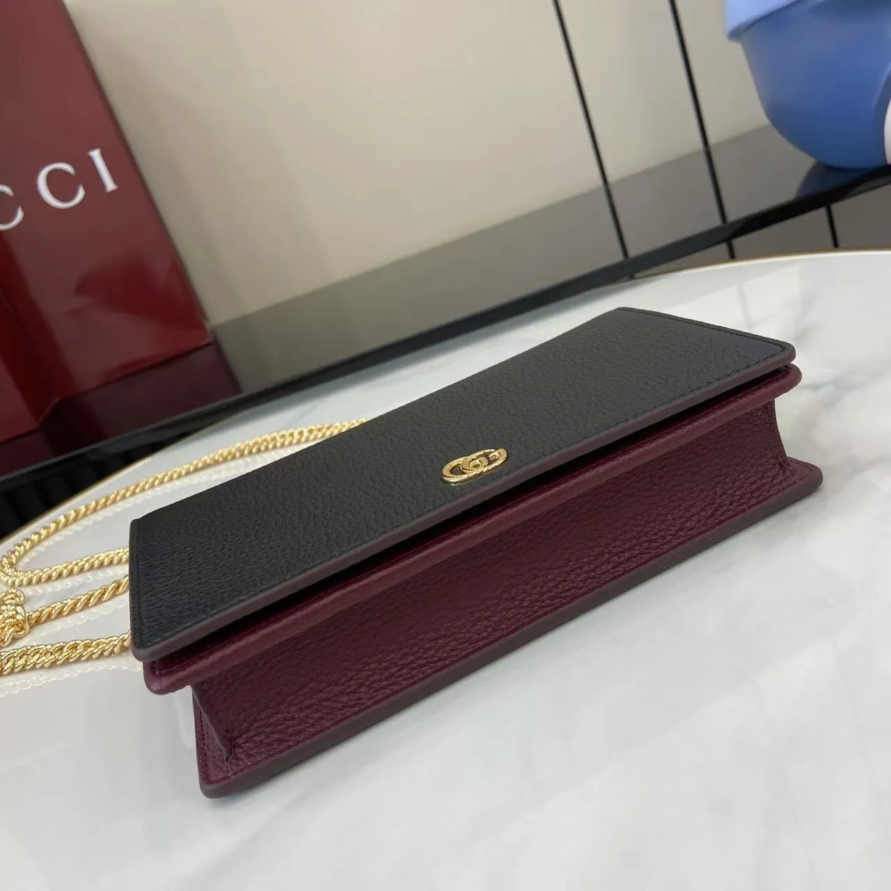 Gucci GG Marmont wallet on chain 497985 - Image 4