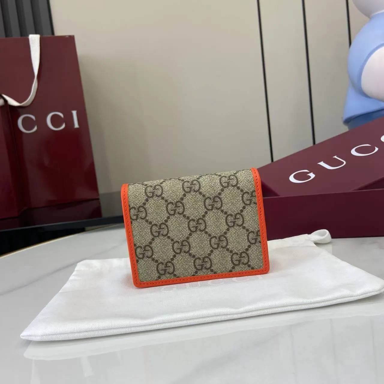 Gucci GG Emblem small wallet 820692 - Image 3