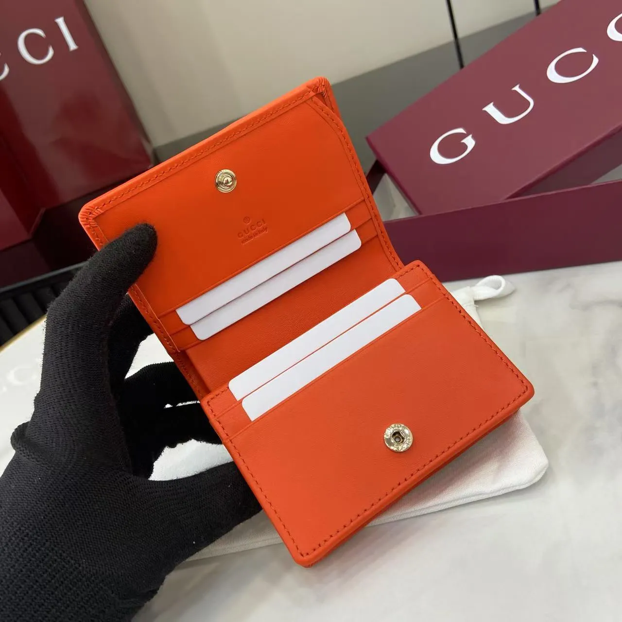 Gucci GG Emblem small wallet 820692 - Image 5