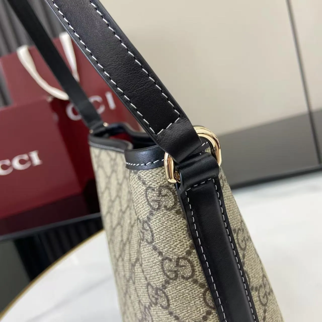 Gucci GG Emblem nano bucket bag 847090 - 图片 6