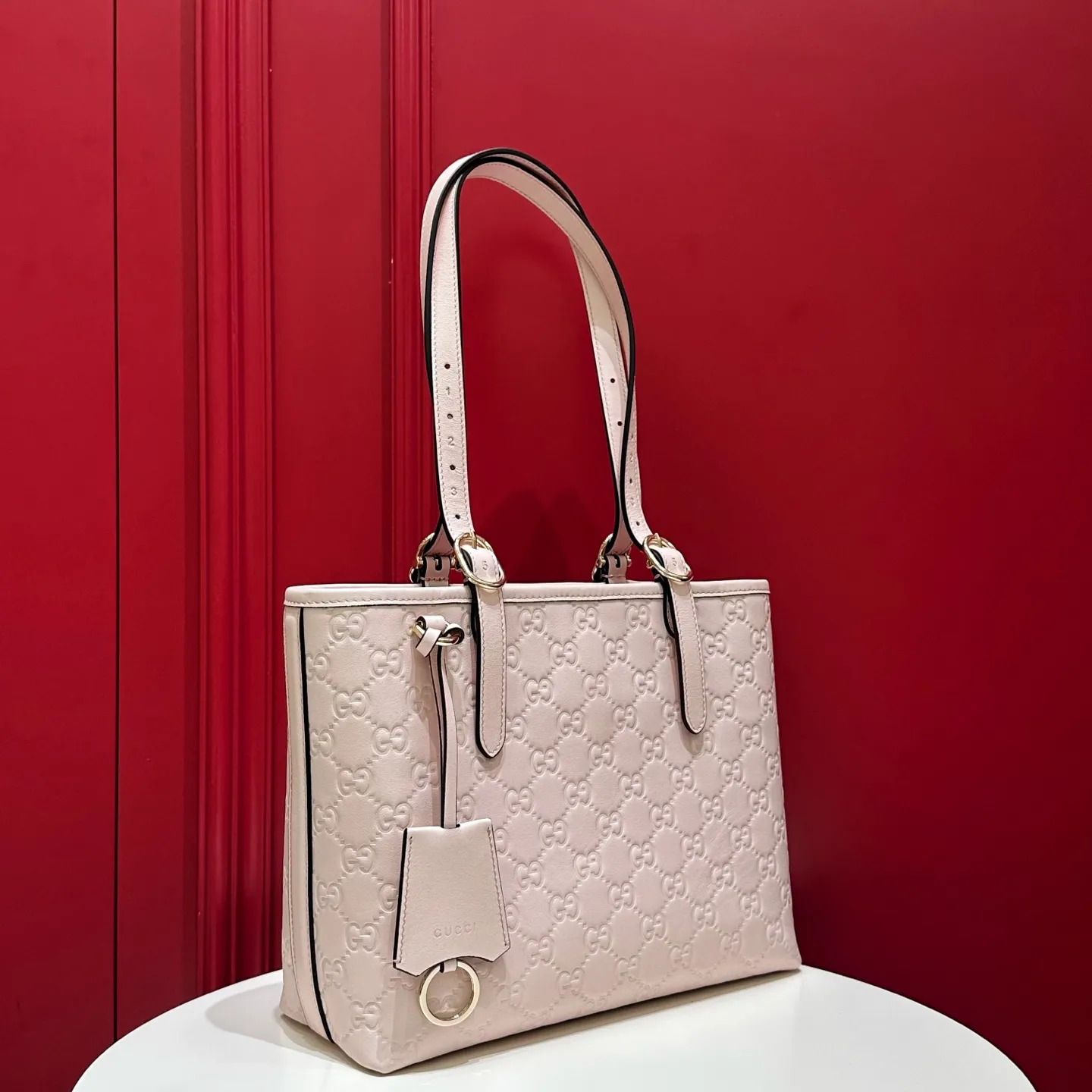 Gucci GG Emblem medium tote bag 847456 - 图片 3