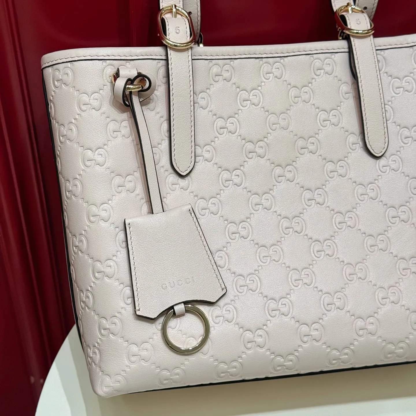 Gucci GG Emblem medium tote bag 847456 - 图片 7