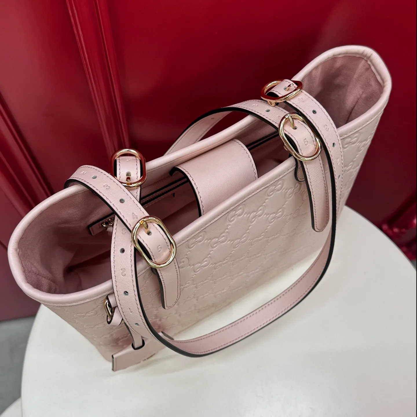 Gucci GG Emblem medium tote bag 847456 - 图片 8