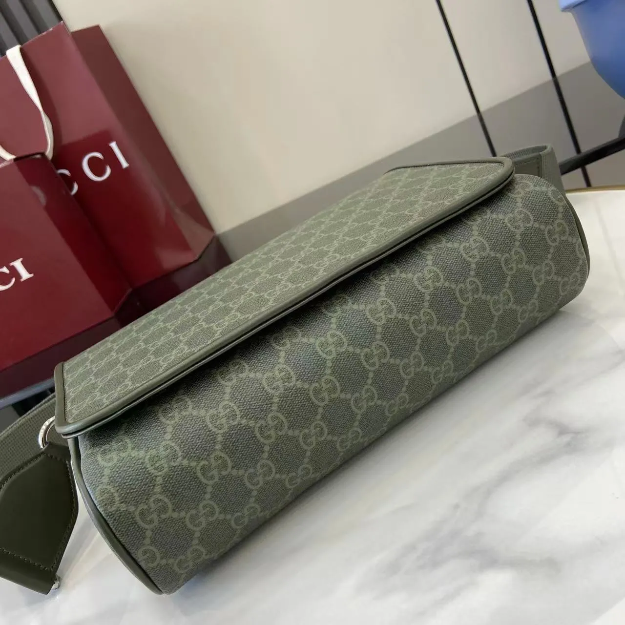 Gucci GG Green medium crossbody bag 79212 - 图片 5