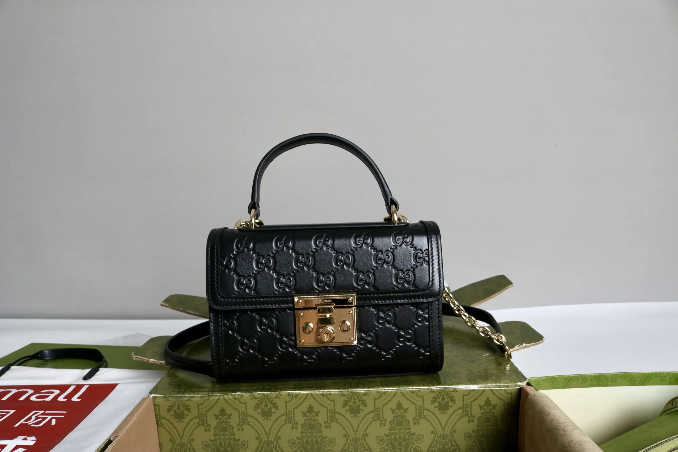 Alternative view of Gucci Padlock small top handle bag 848884