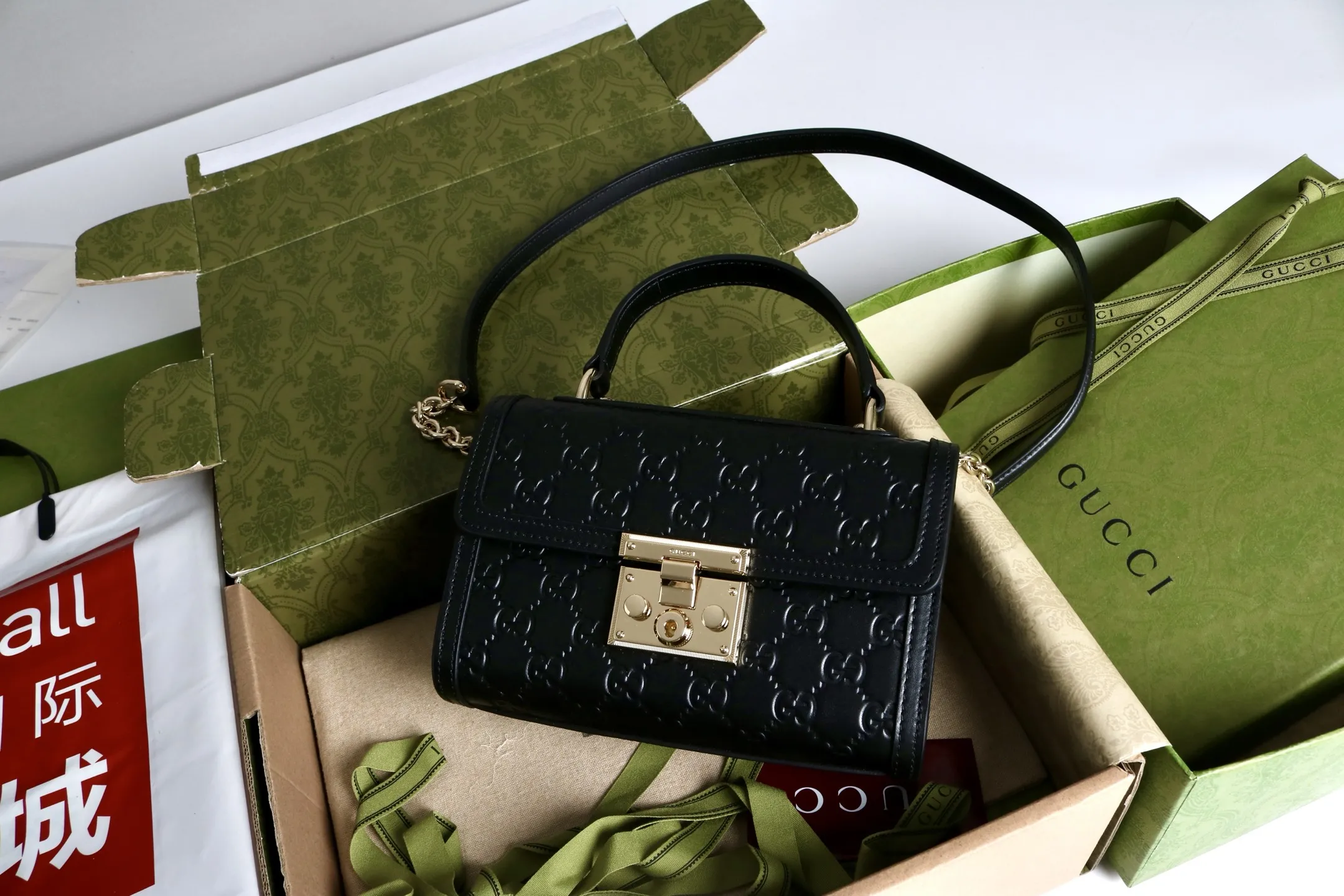 Gucci Padlock small top handle bag 848884 - Image 10
