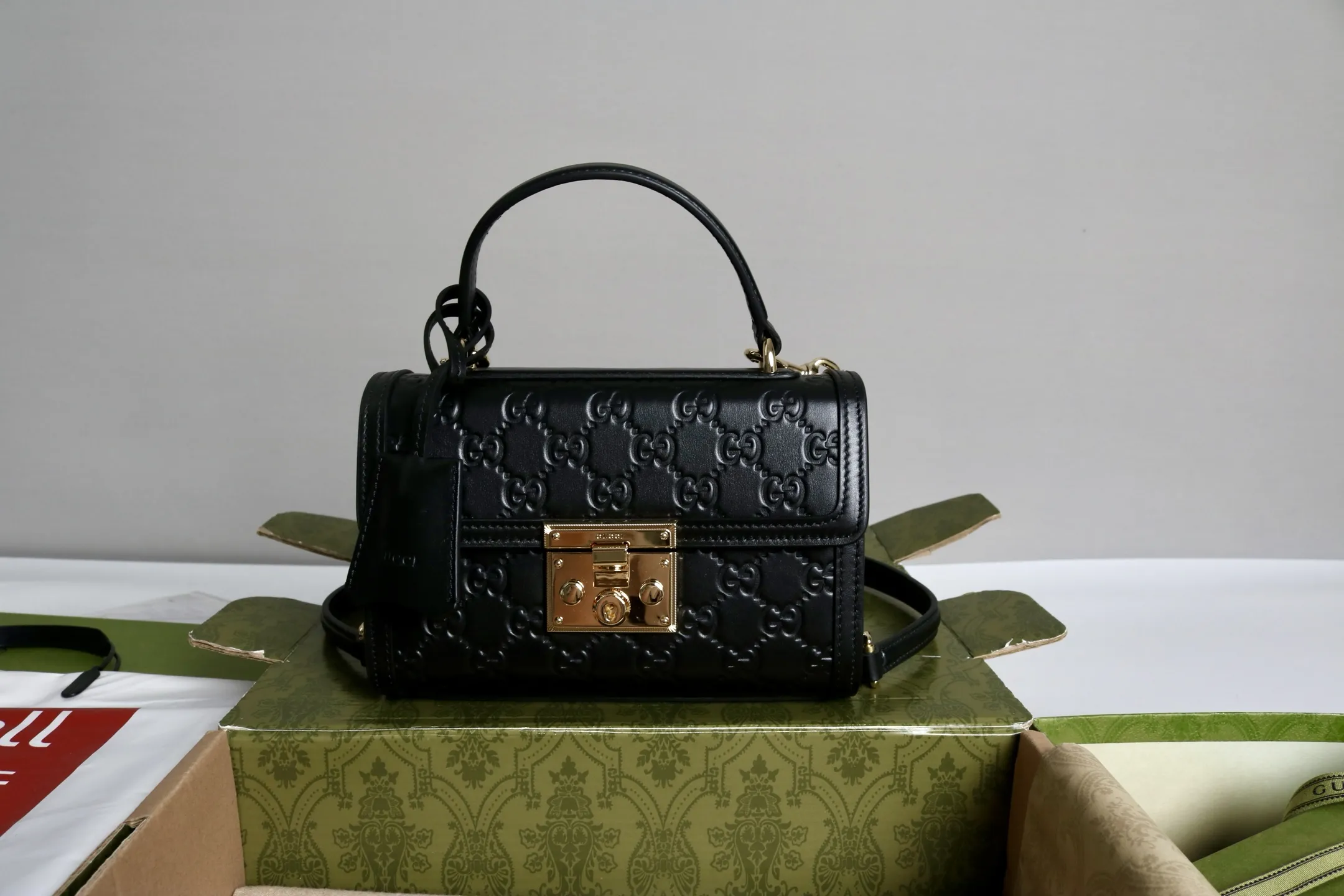 Gucci Padlock small top handle bag 848884 - Image 14