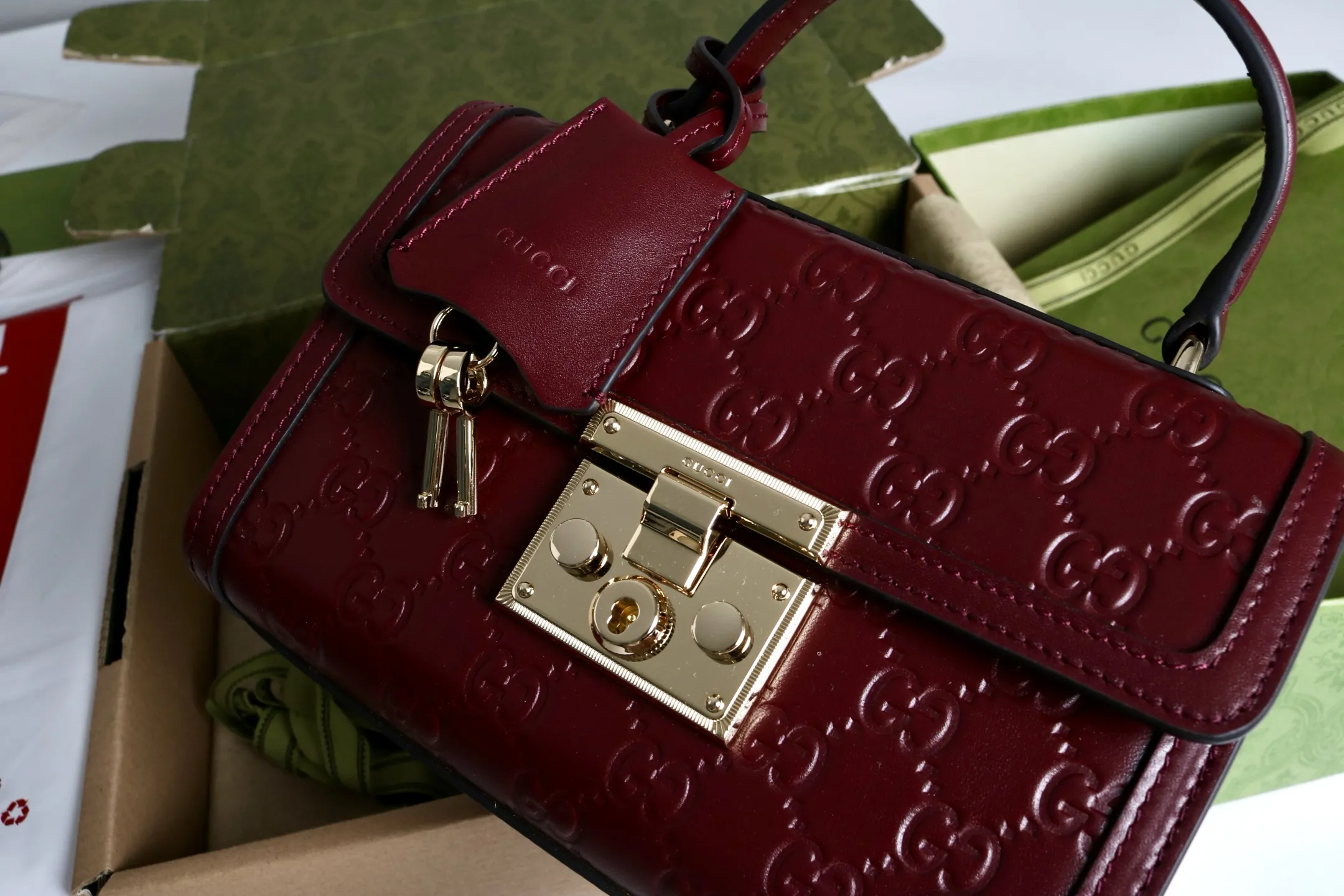 Gucci Padlock small top handle bag 848884 - 图片 9