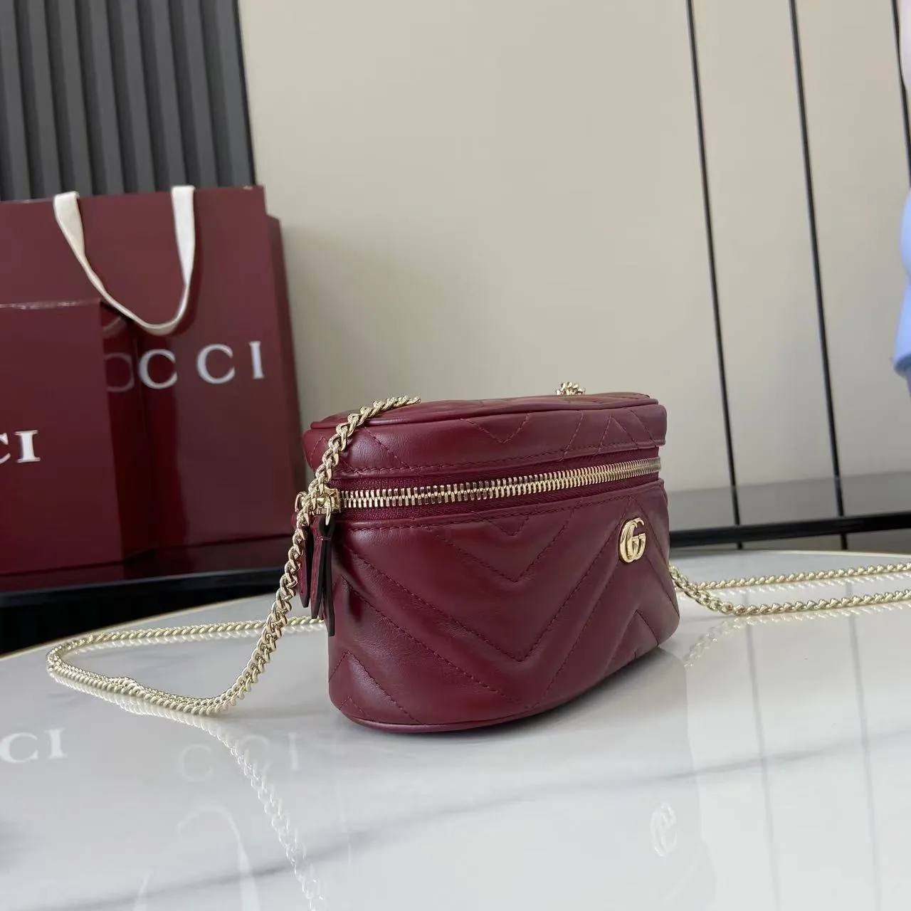 Gucci GG Marmont nano vanity bag 837455 - 图片 3