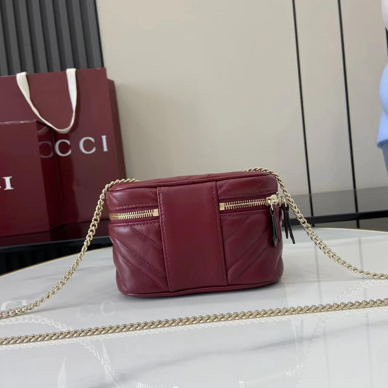 Gucci GG Marmont nano vanity bag 837455 - 图片 4