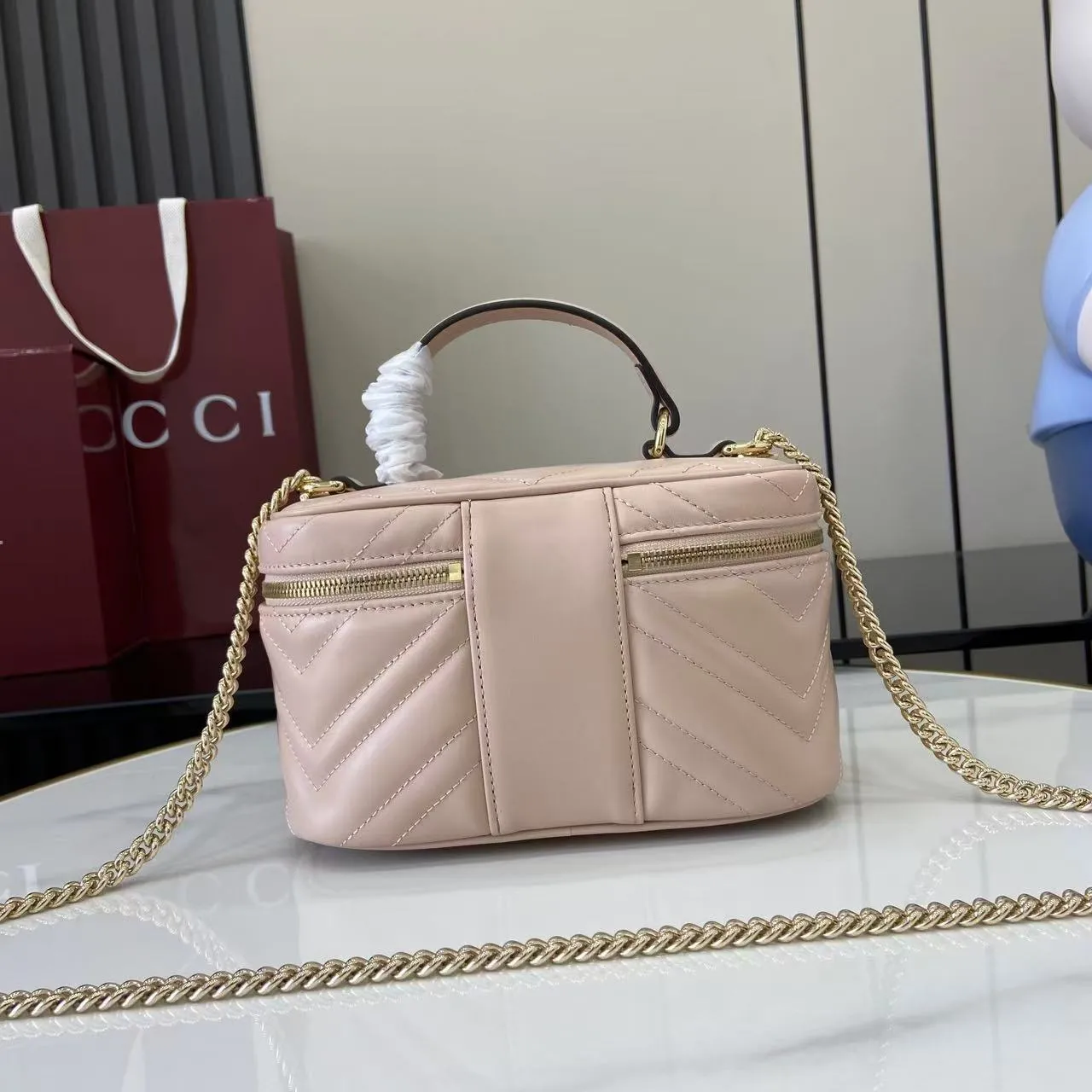 Gucci GG GG Marmont mini vanity bag 837454 - 图片 4