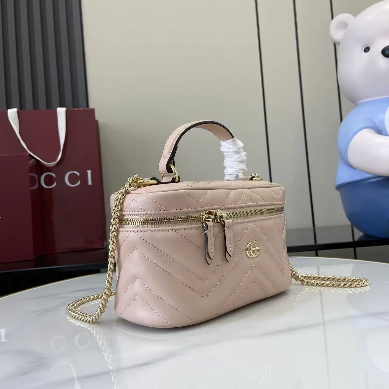 Gucci GG GG Marmont mini vanity bag 837454 - 图片 3